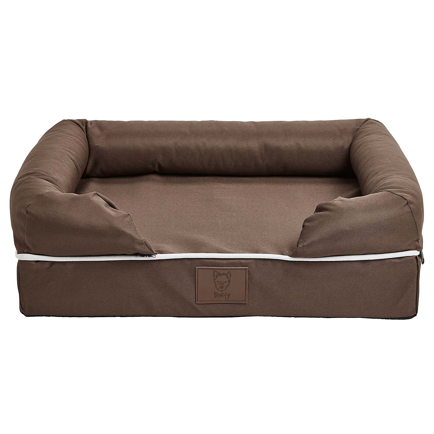 Bunty Brown Waterproof Cosy Couch Dog Bed