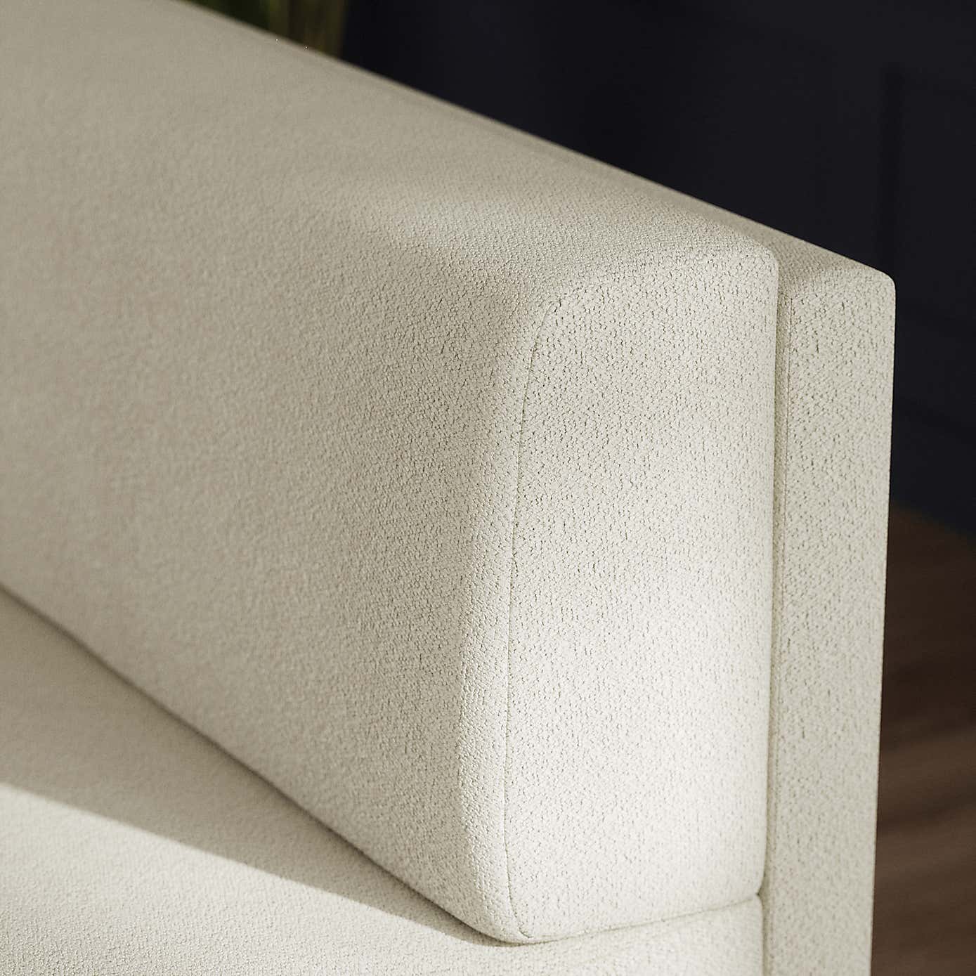 Mae Corner Dining Bench, Boucle