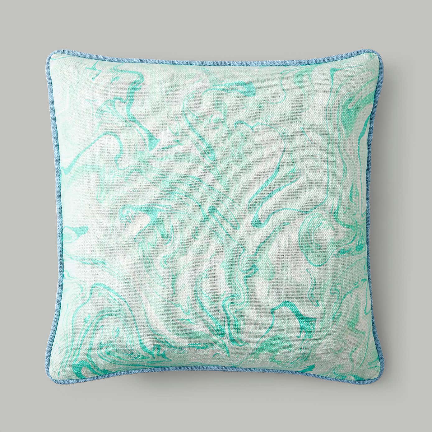 Marble Cotton Square Cushion