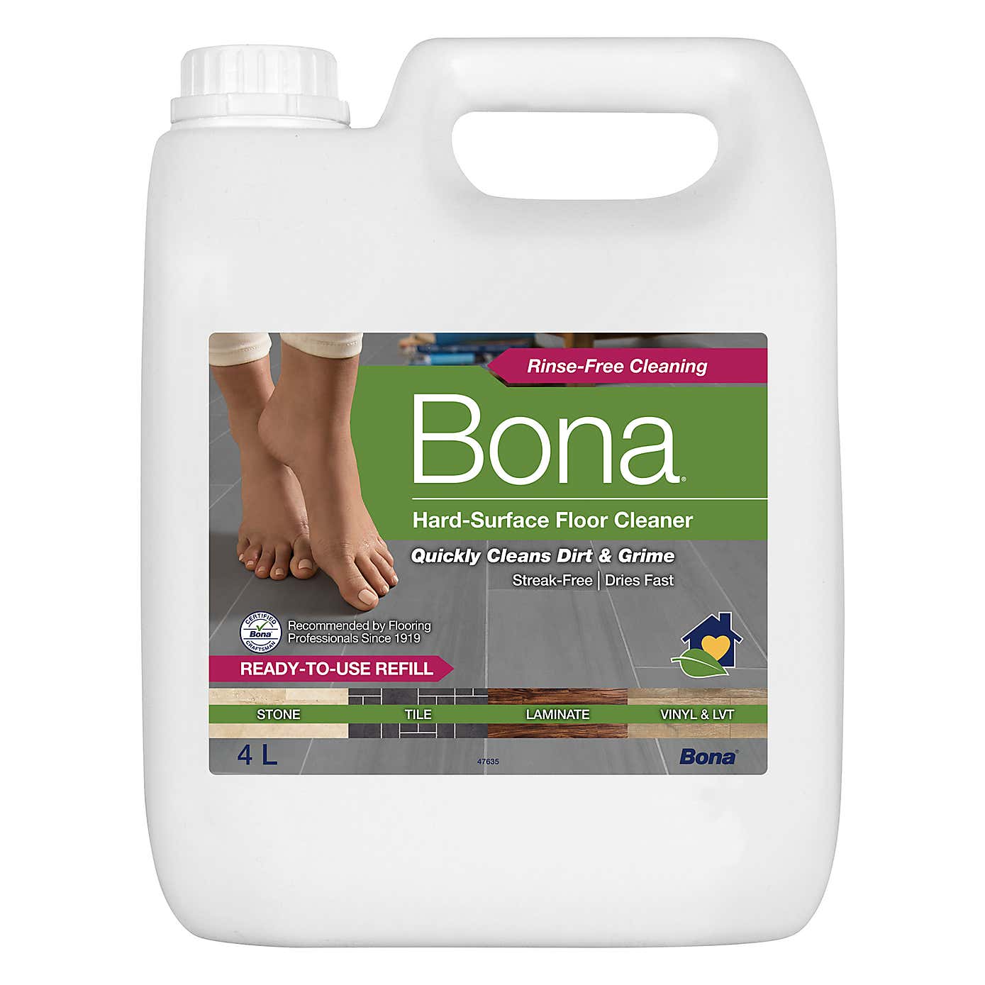 Bona Hard Surface Floor Cleaner 4L Refill