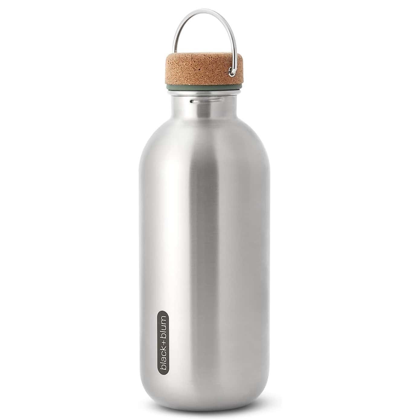 Black and Blum Steel Water Bottle