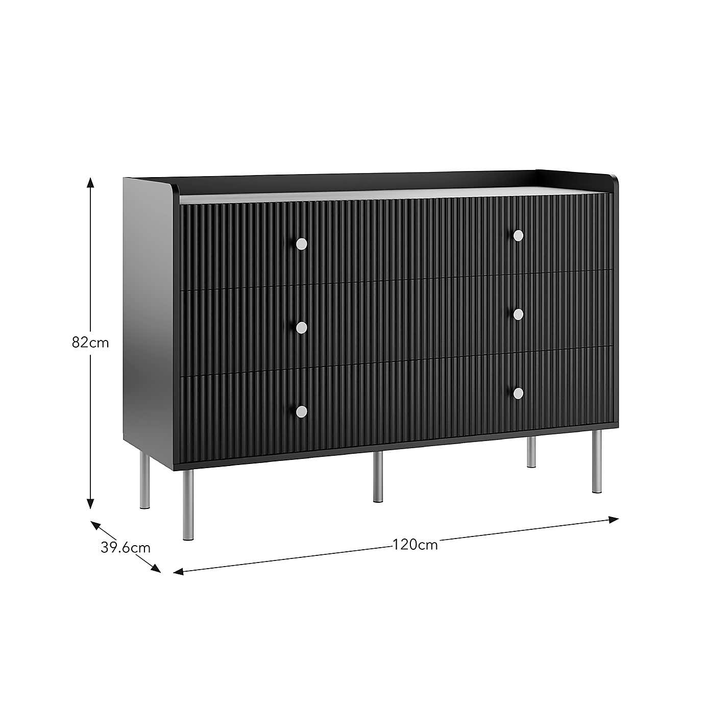 Georgi Wide 6 Drawer Chest
