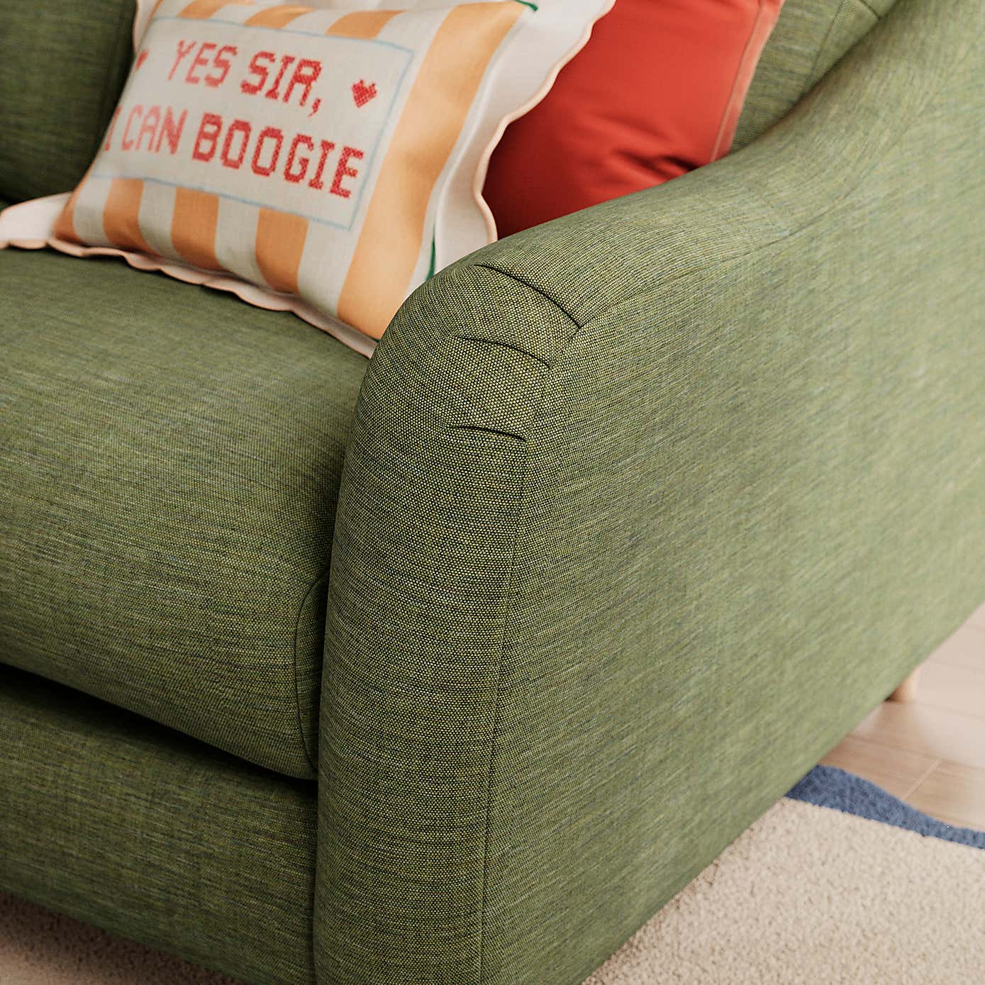 Slub Faux Linen Fabric Sample