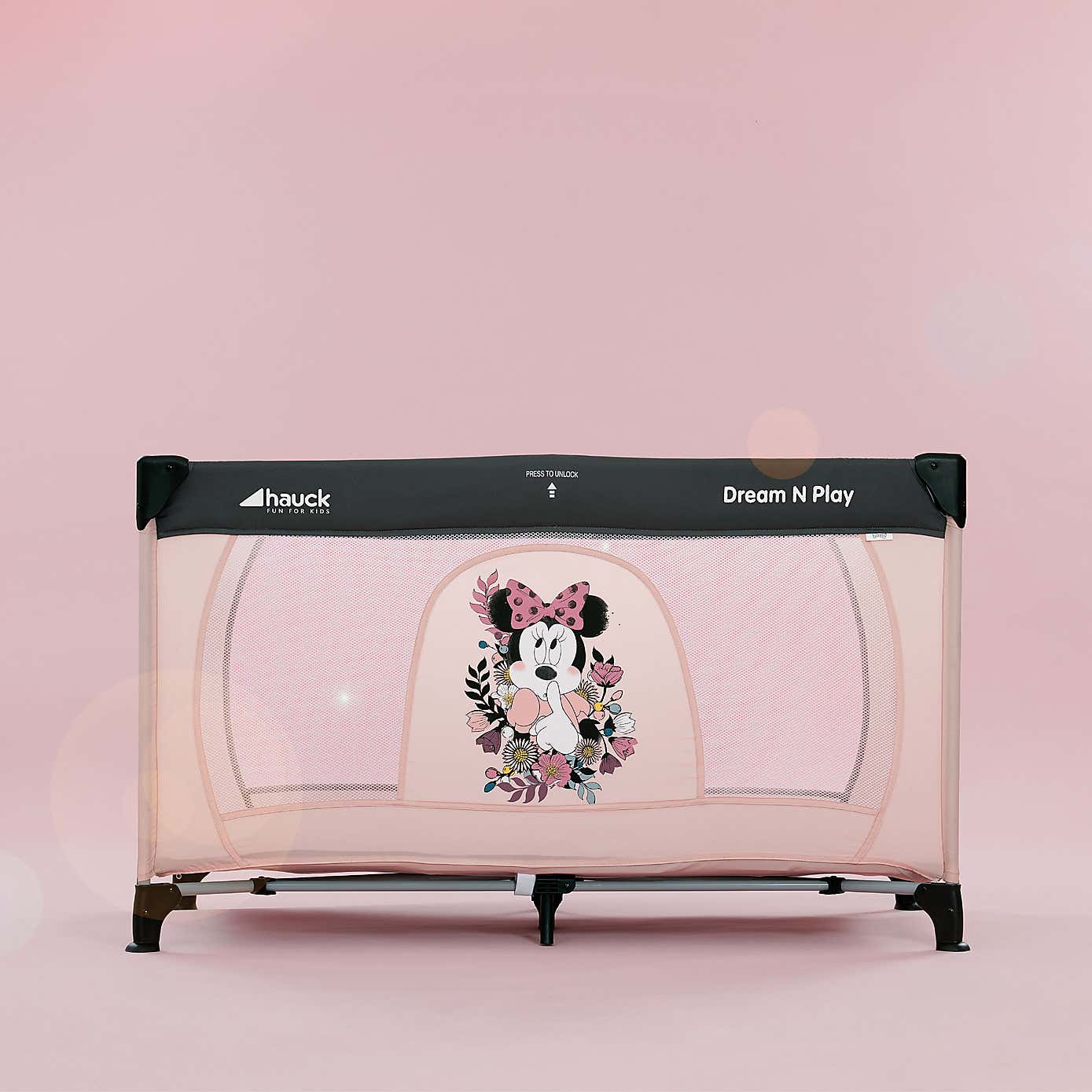 Disney Dream 'n Play Minnie Sweetheart Travel Cot
