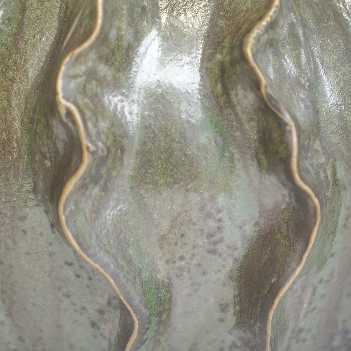 Scarlet Coral Reef Ceramic Vase