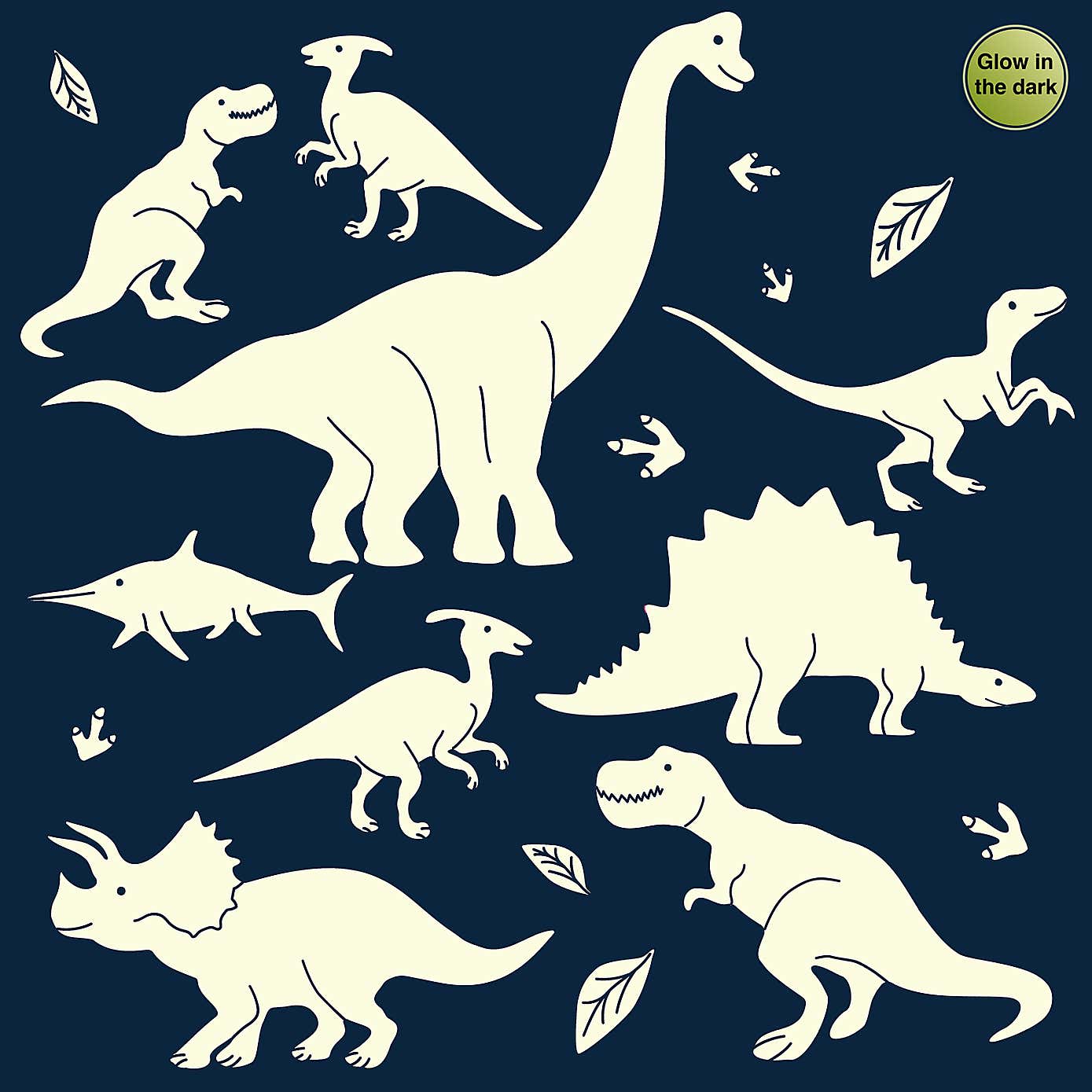 Glow in the Dark Dino Small Wall Sticker