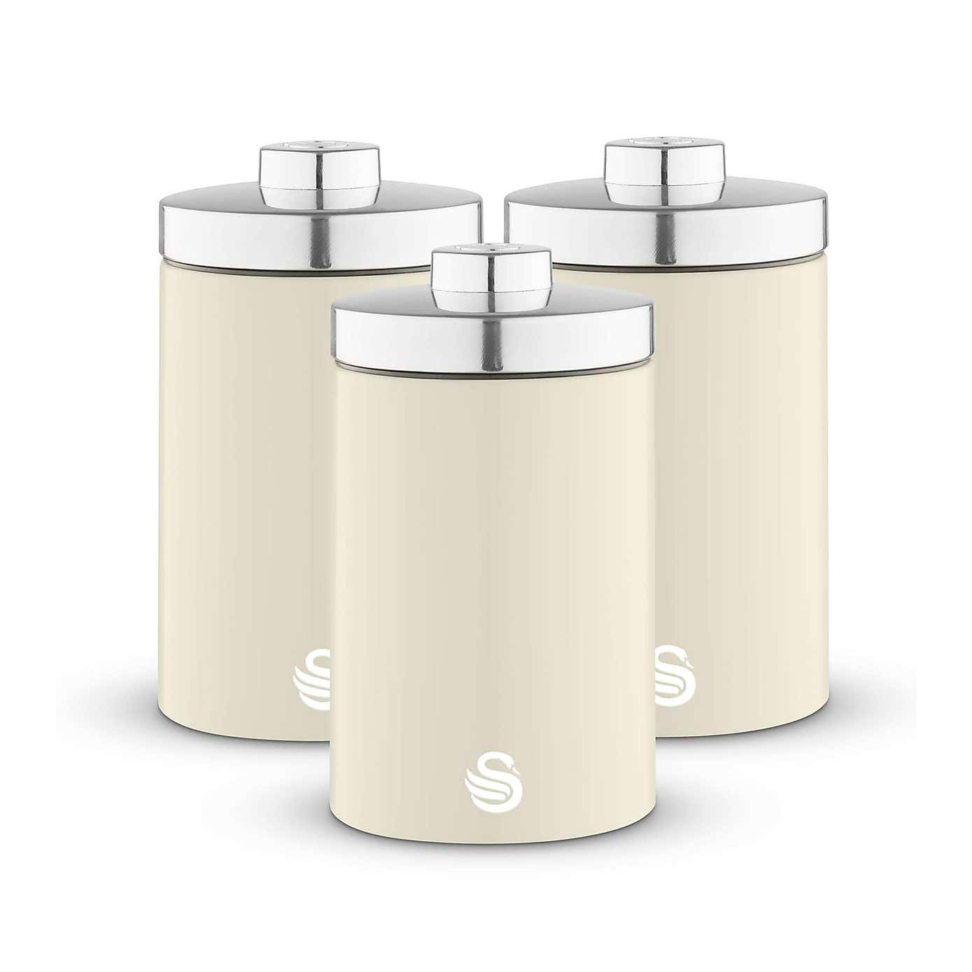Swan Townhouse Set of 3 Canisters