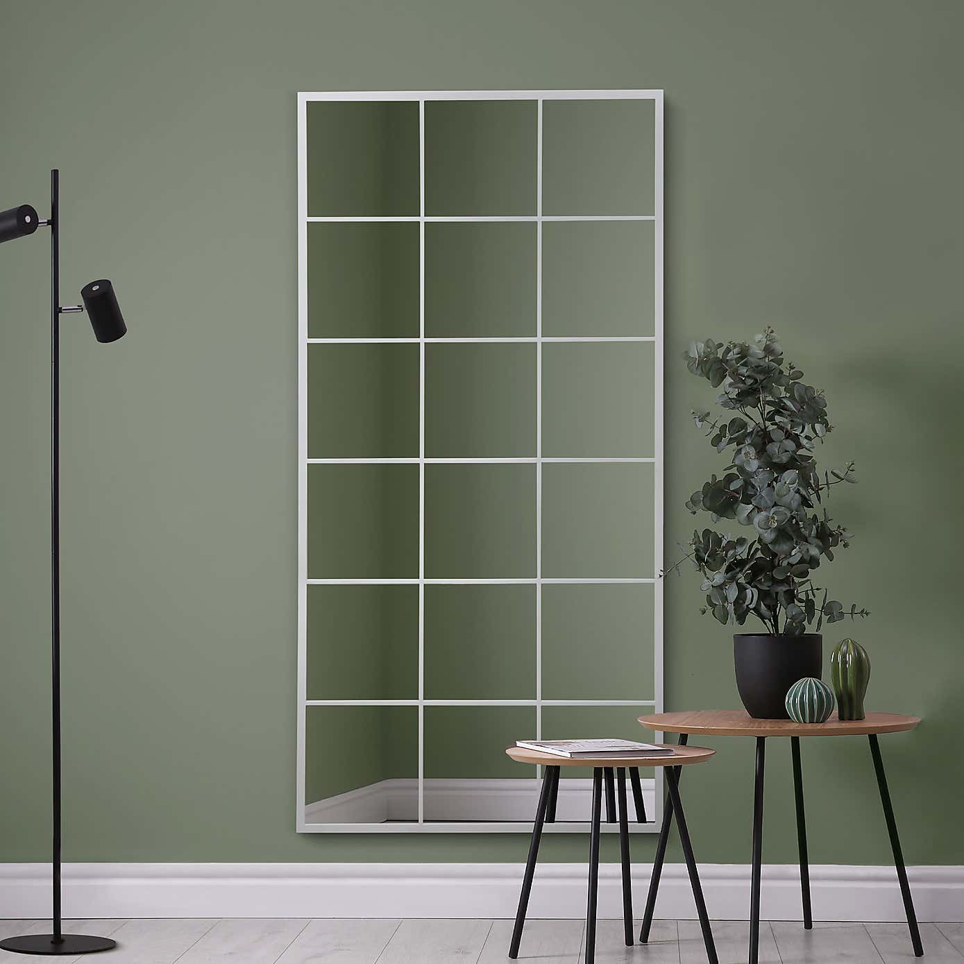 Fenestra Modern Window Indoor Outdoor Full Length Wall Mirror