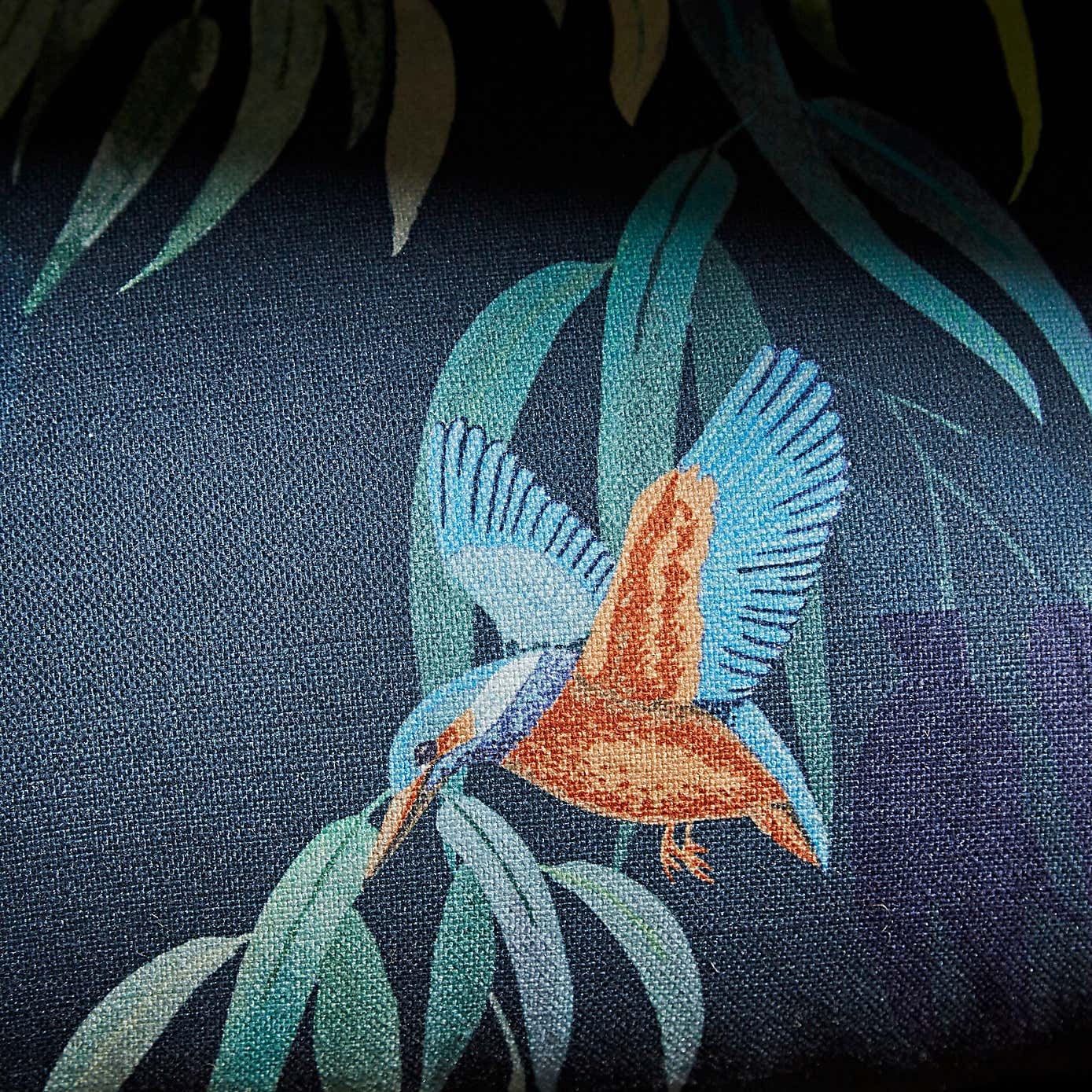 Marlow Kingfisher Print Occasional Armchair