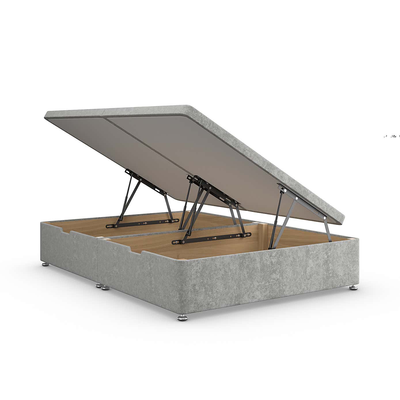 Side Chenille Ottoman Base