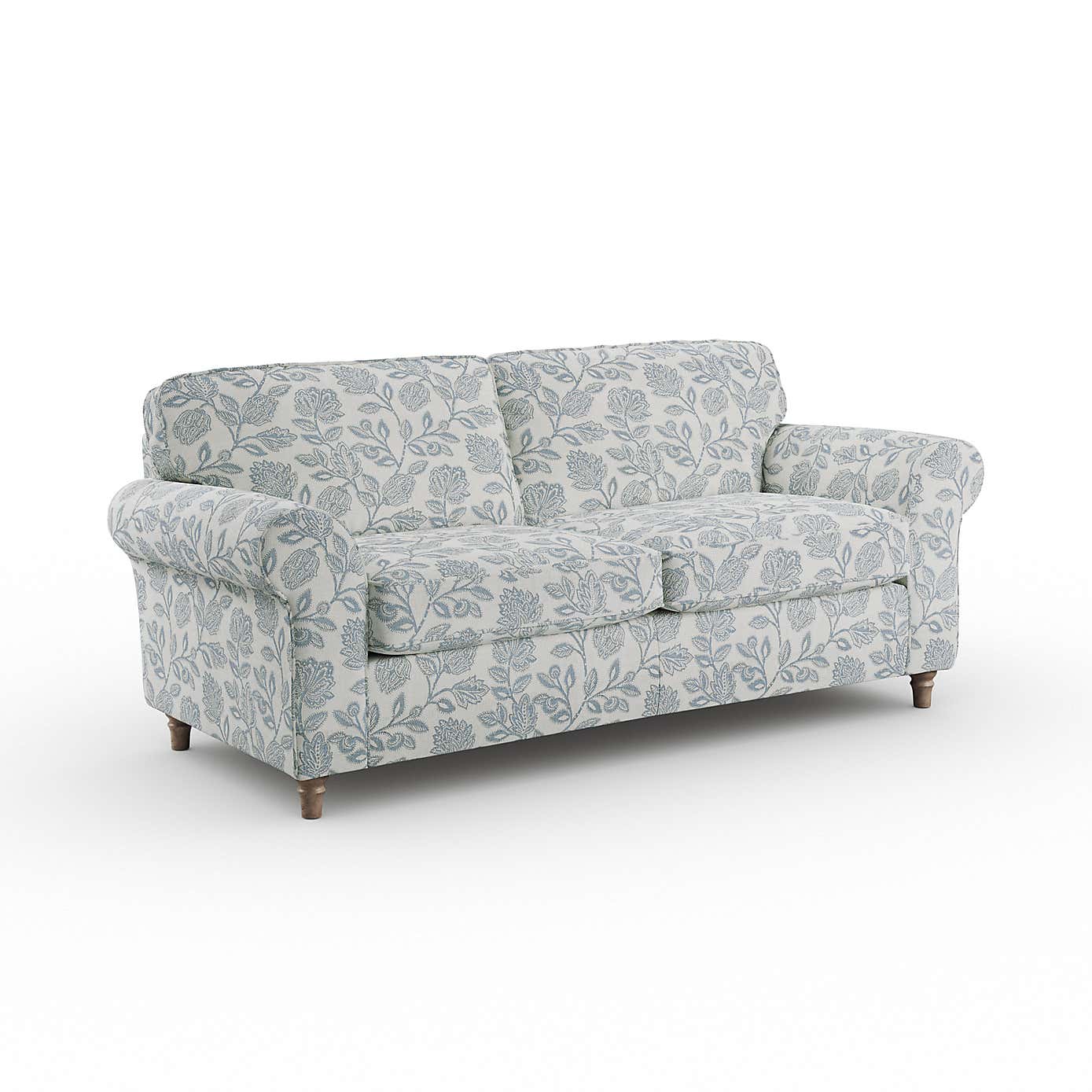 Flori 3 Seater Sofa, Floral Print Fabric