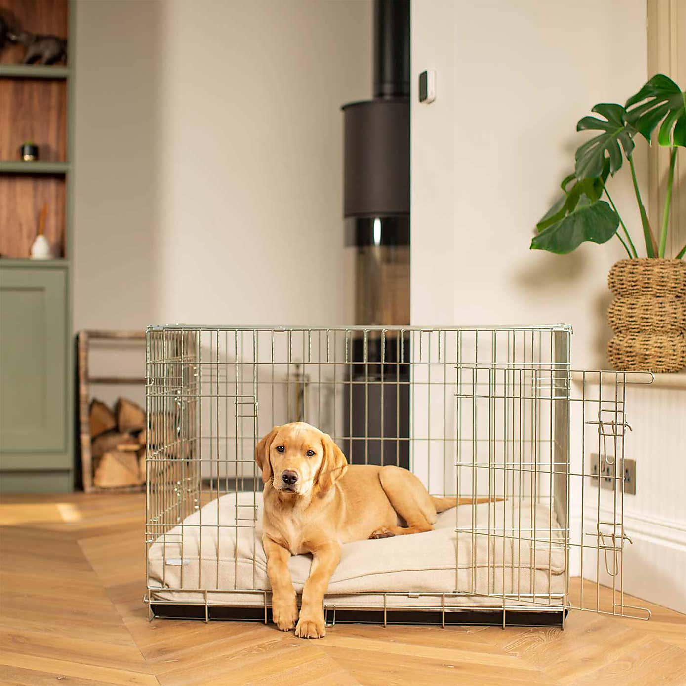 Lords and Labradors Herringbone Dog Cushion