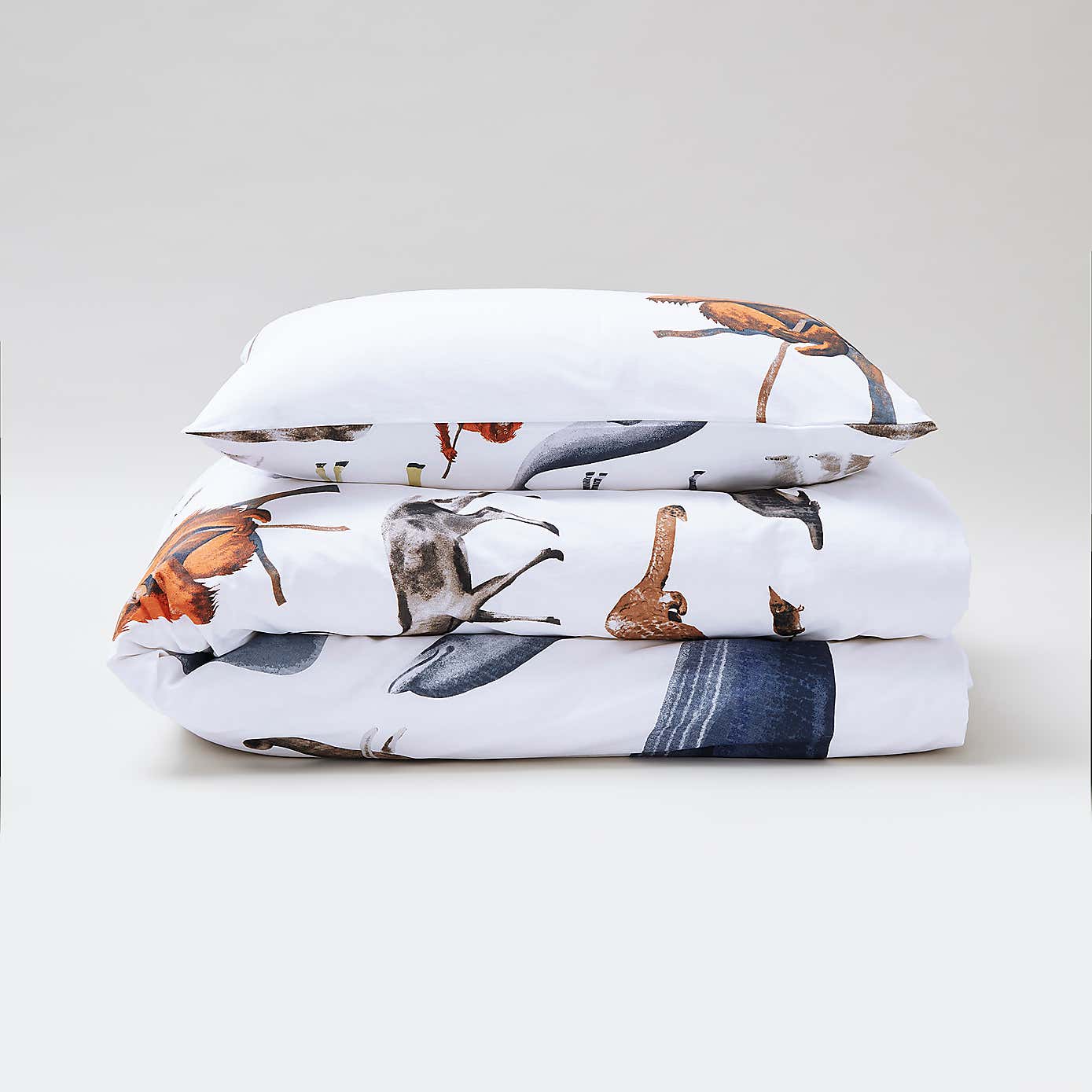 Mammals Duvet Cover and Pillowcase Set