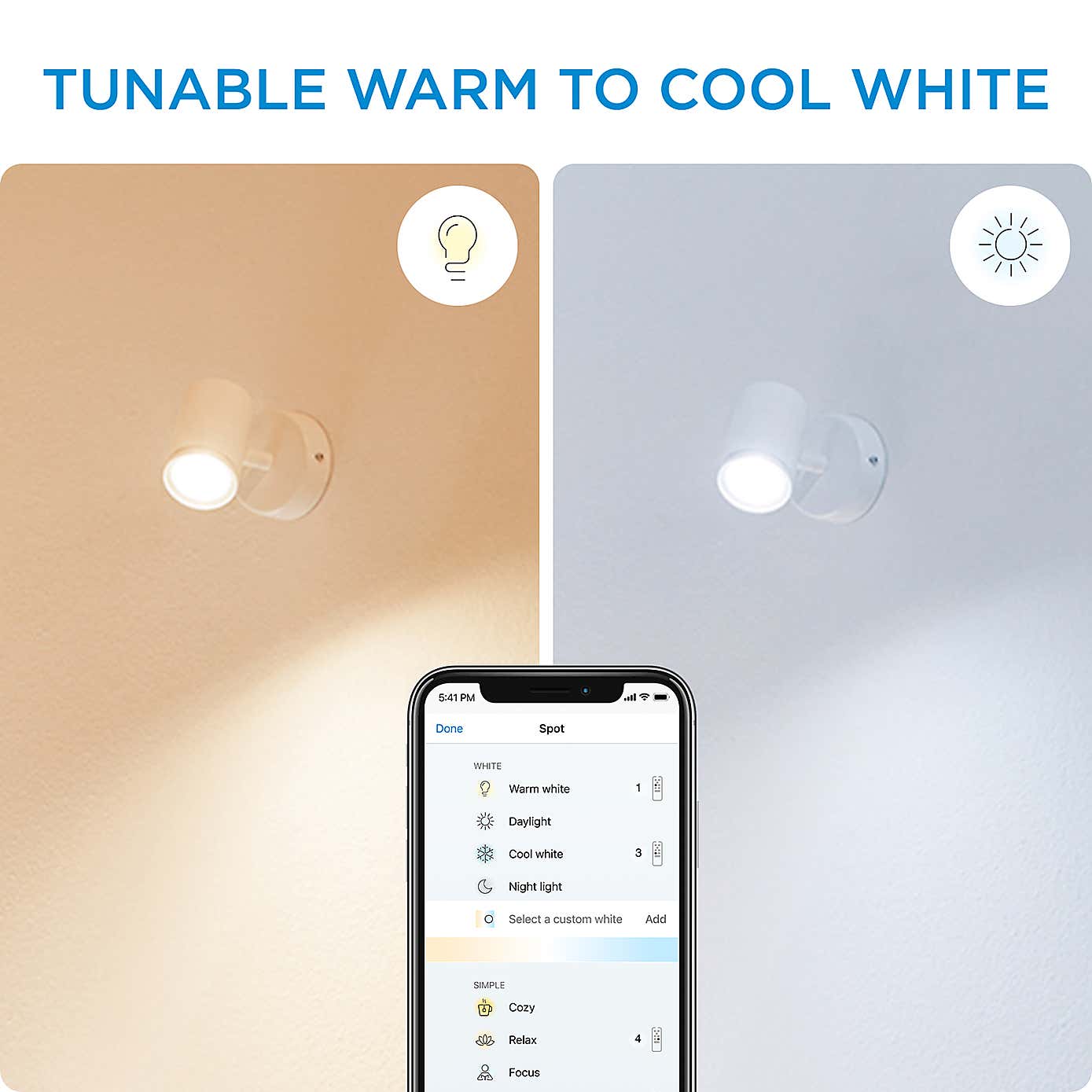 WiZ Imageo Smart 1 Light LED Adjustable Spotlight