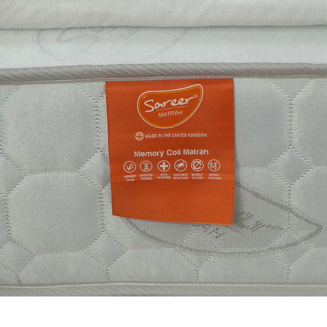 Sareer Matrah Memory Coil Pillow Top Mattress