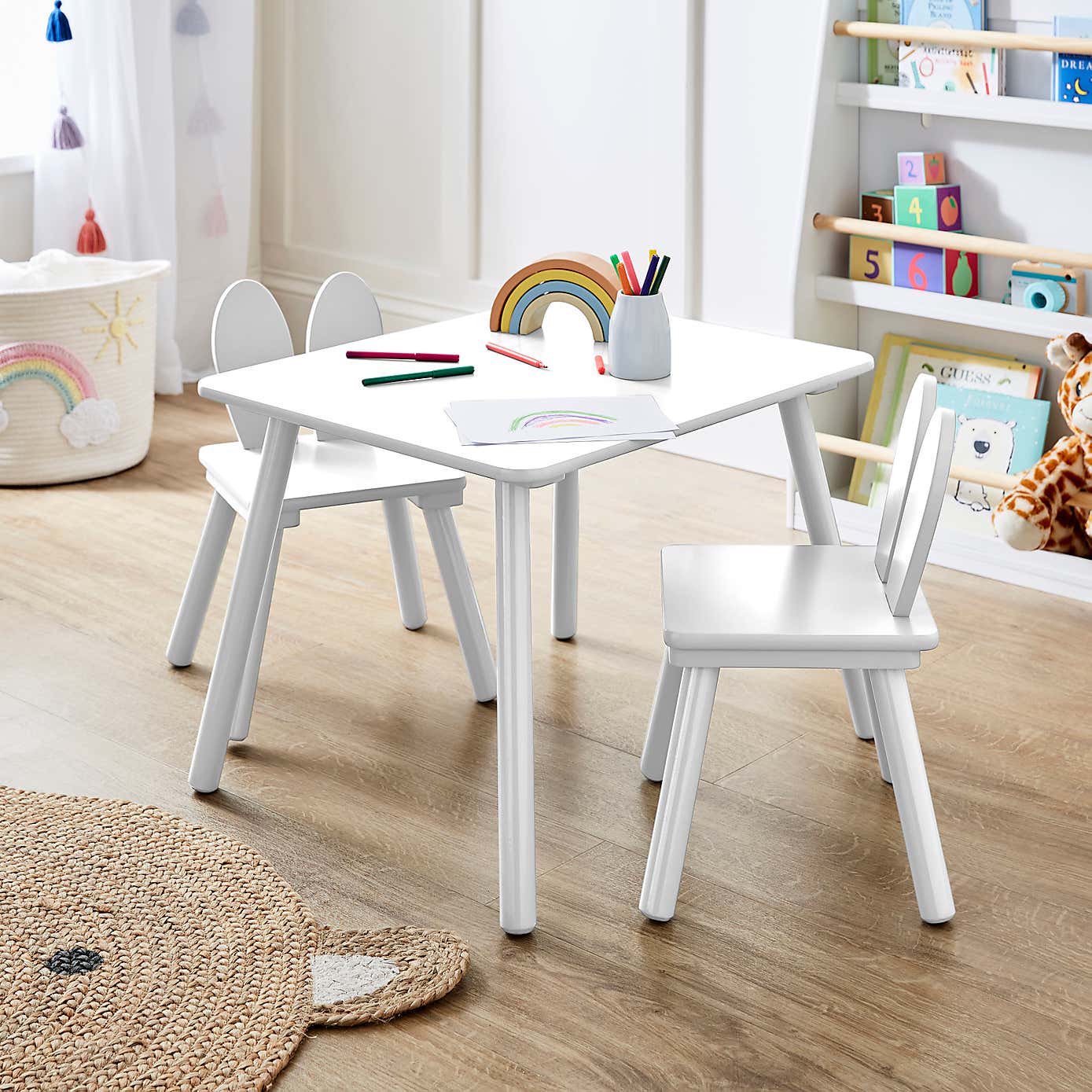 Kids Bunny Chairs and Play Table
