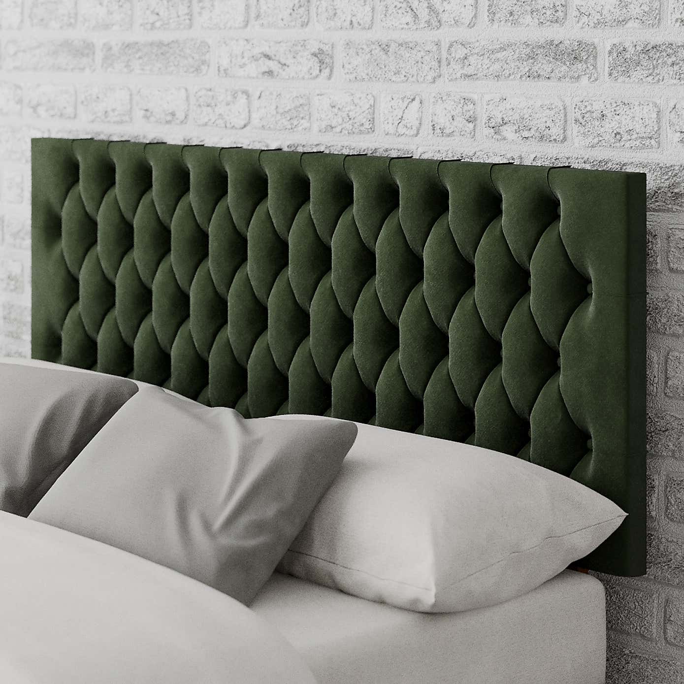 Monroe Plush Velvet Headboard