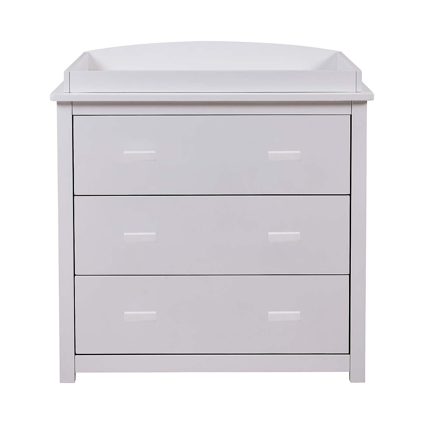 Babymore Universal 3 Drawer Chest & Changing Unit