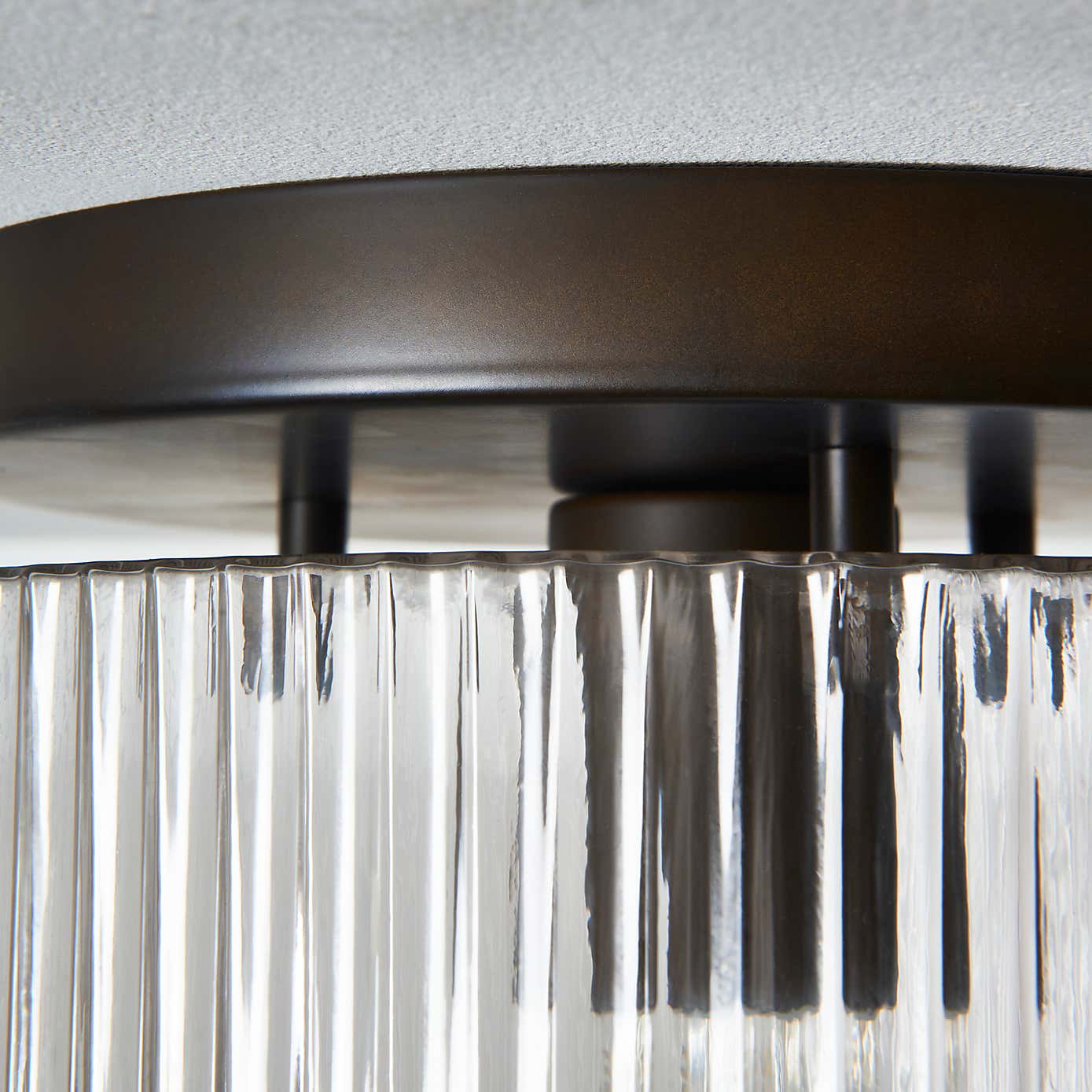 Alyn 3 Light Bathroom Semi Flush Ceiling Light