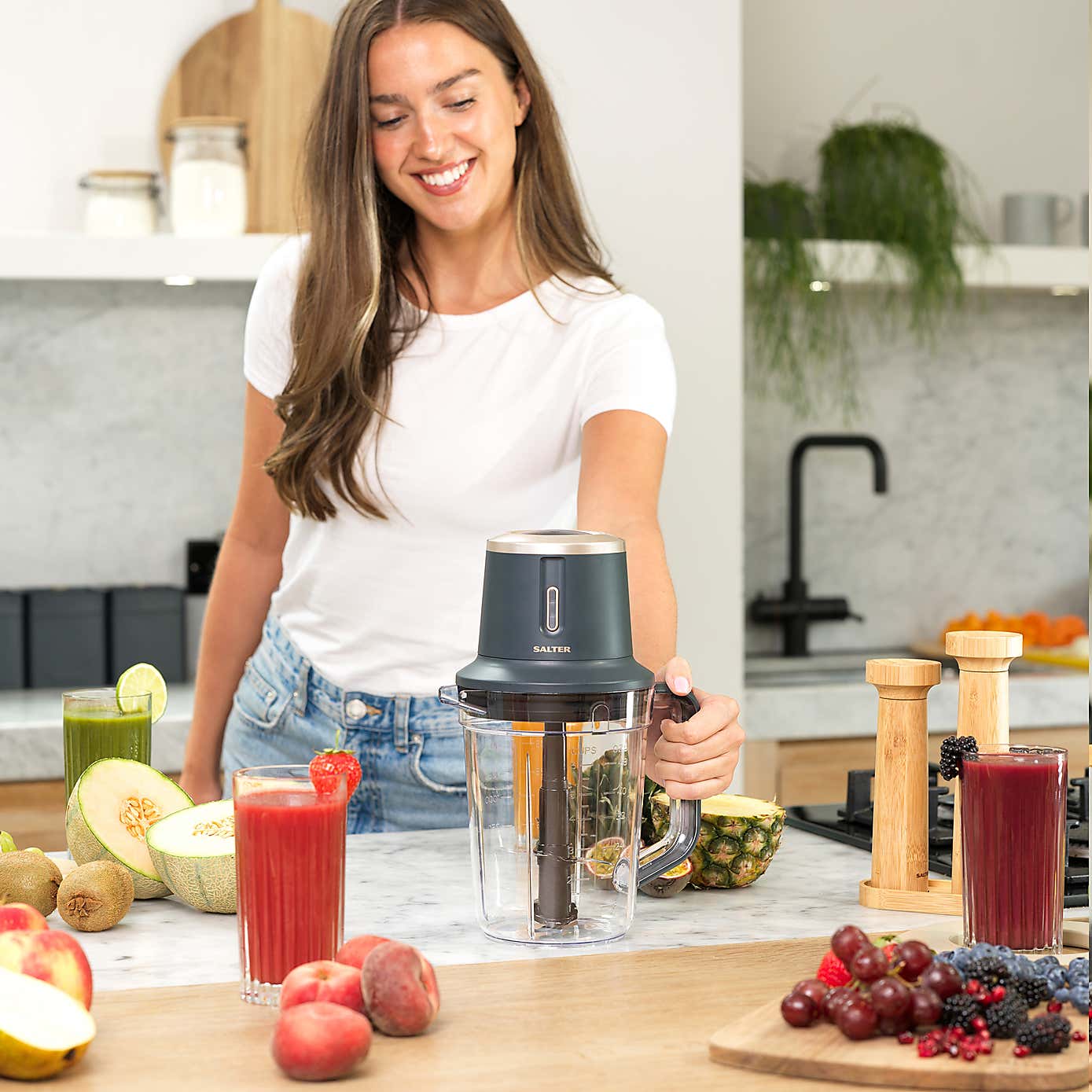 Salter Cordless Jug Blender Grey