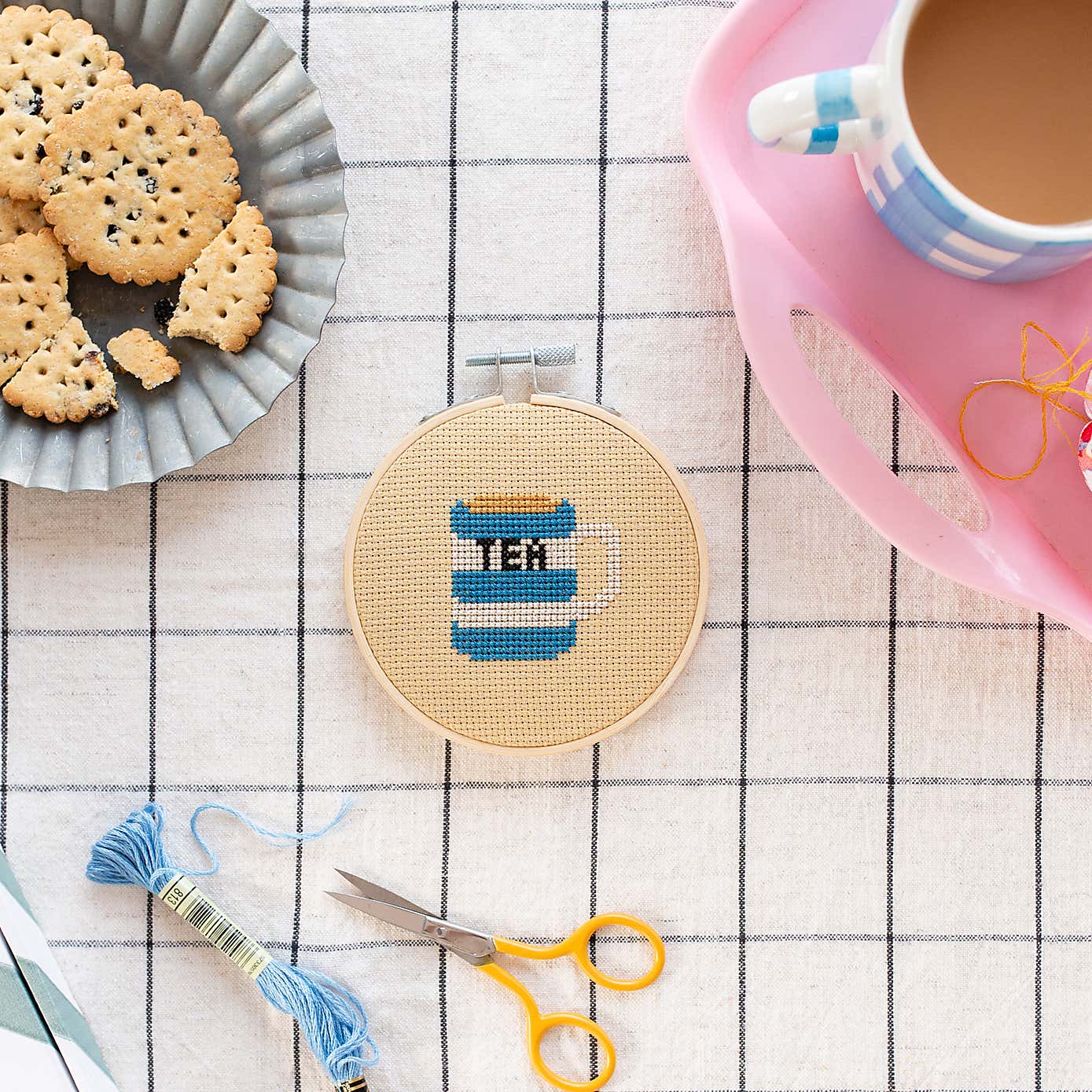 Cotton Clara Tea Cross Stitch Kit