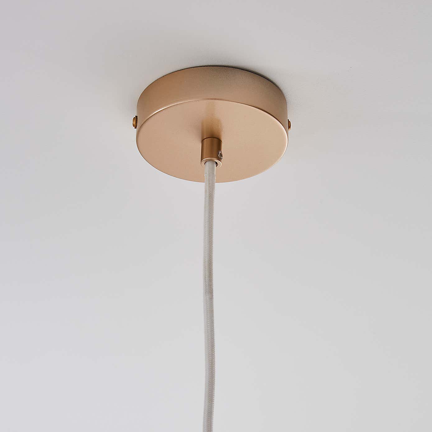 Alexis Glass 1 Light Pendant Ceiling Fitting 20cm