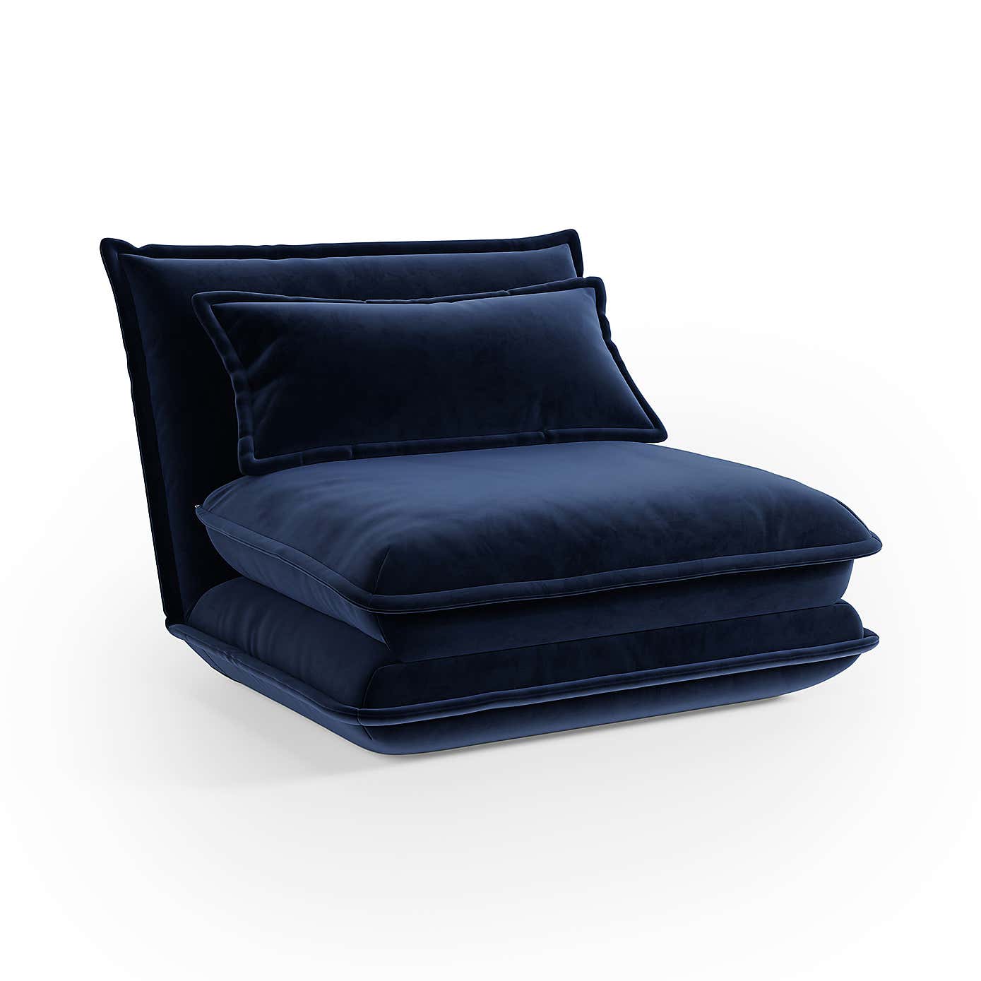 Jackson Velvet Foldable Single Sofa Bed