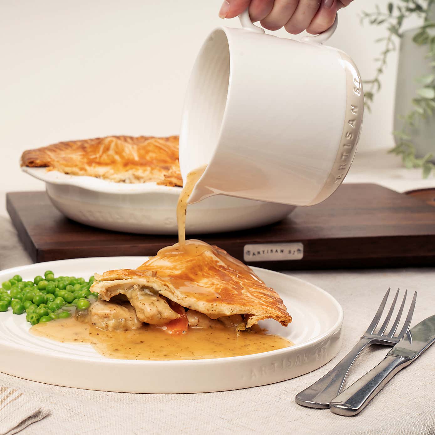 Artisan Street Sauce Jug & Coaster