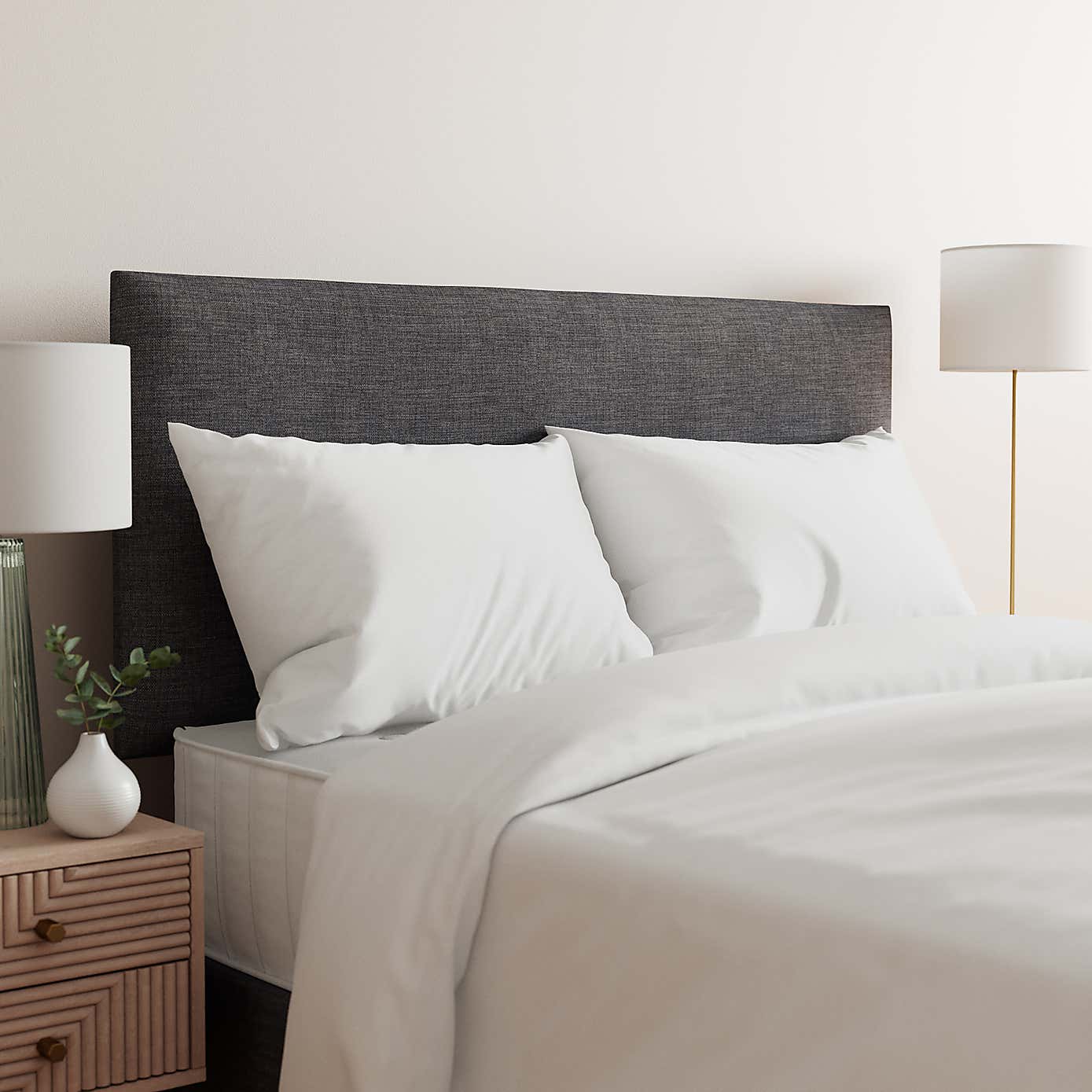 Essentials Woven Fabric Headboard
