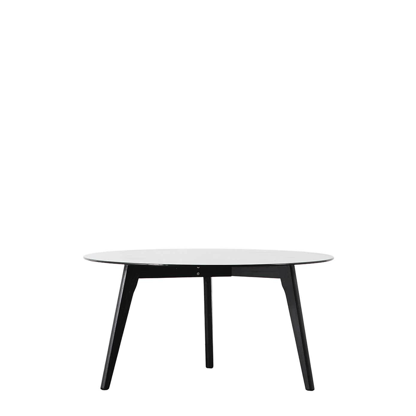 Brea Round Coffee Table, Glass