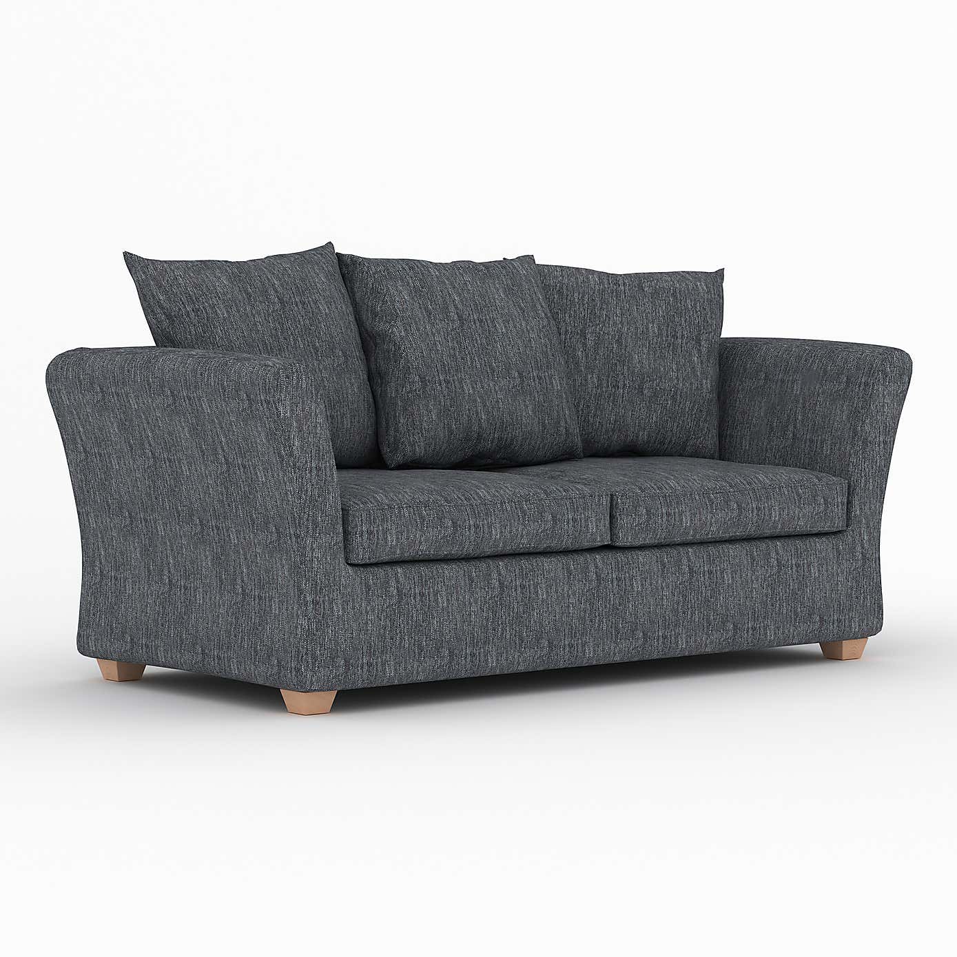 Emmett Chenille 2 Seater Double Sofa Bed