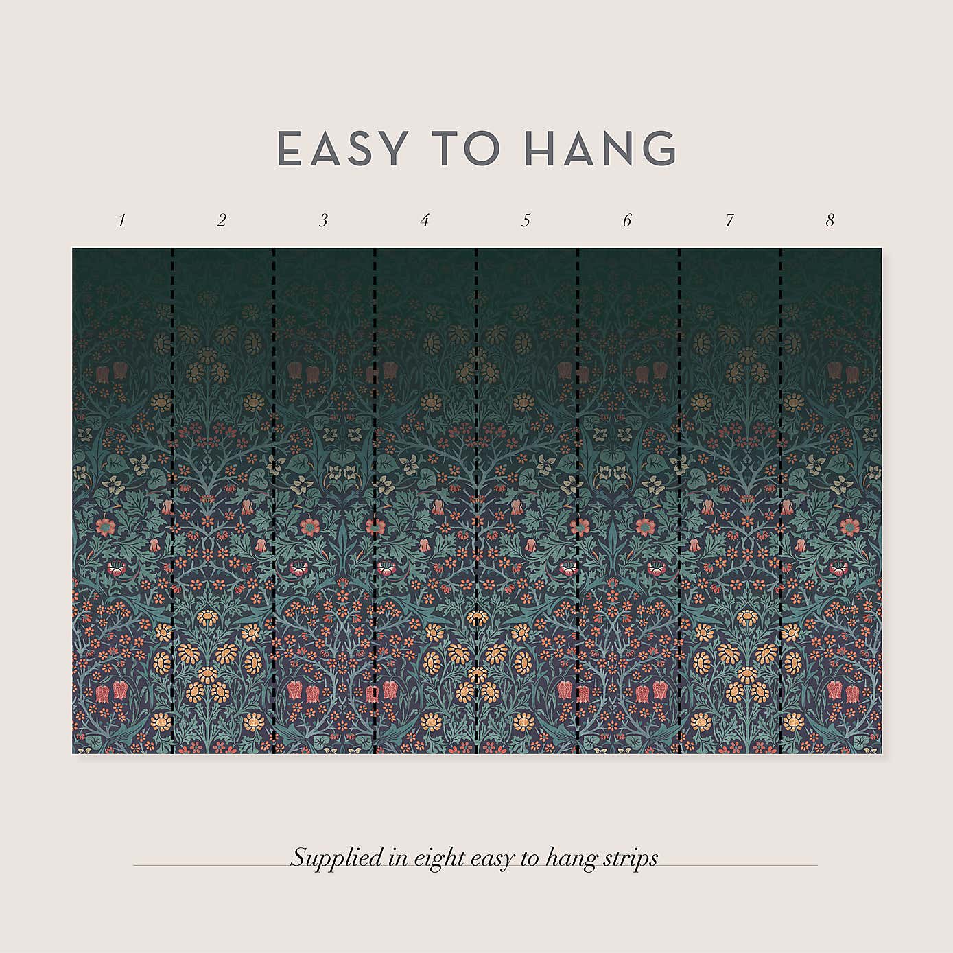 William Morris Blackthorn Wall Mural