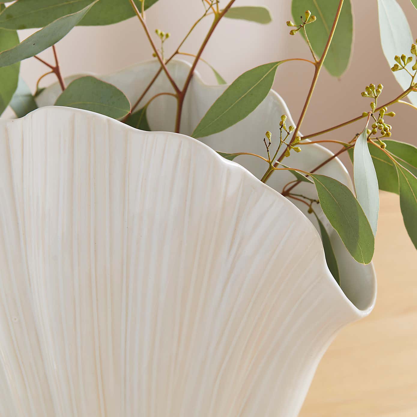 Oceanscape Shell Vase