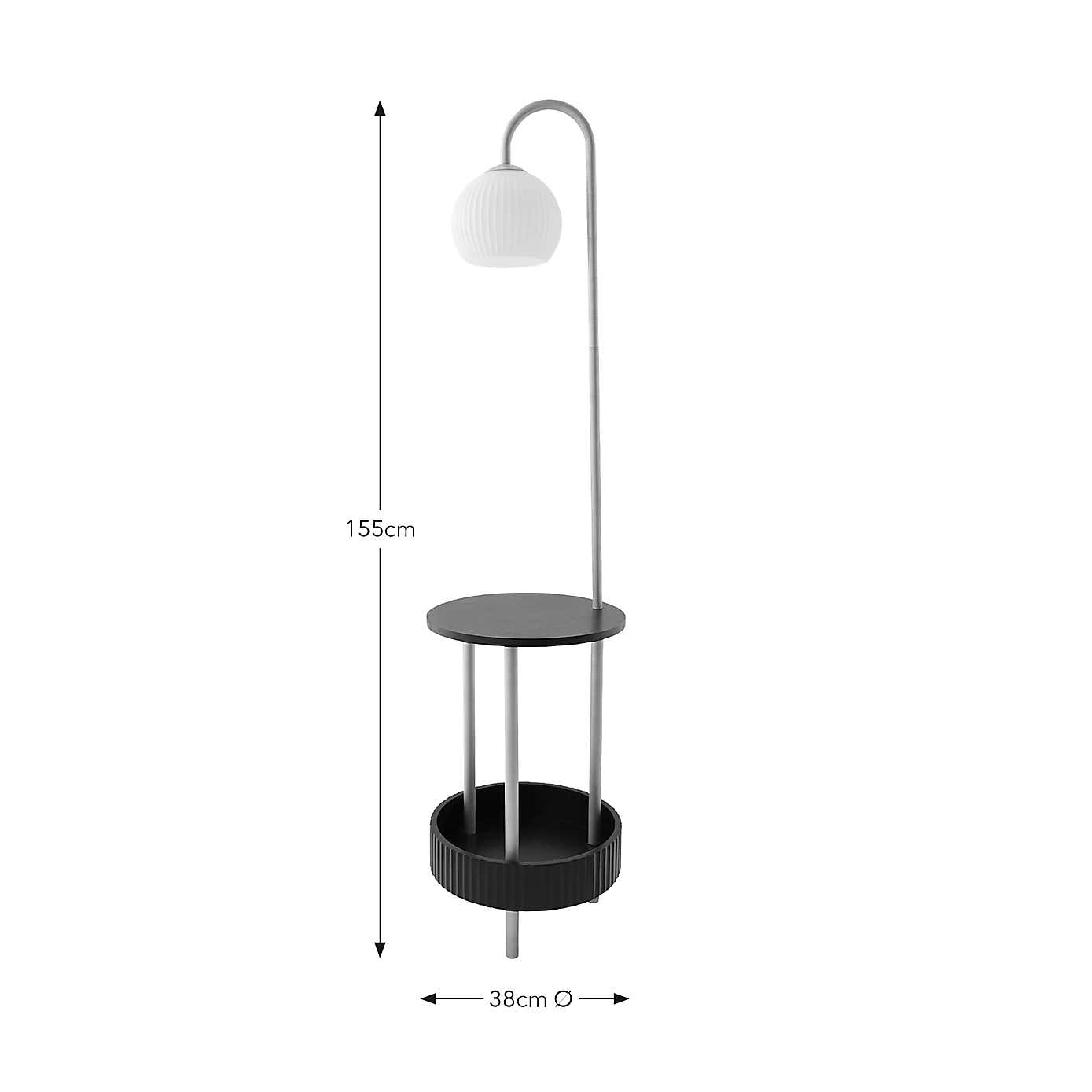 Georgi Shelved Floor Lamp