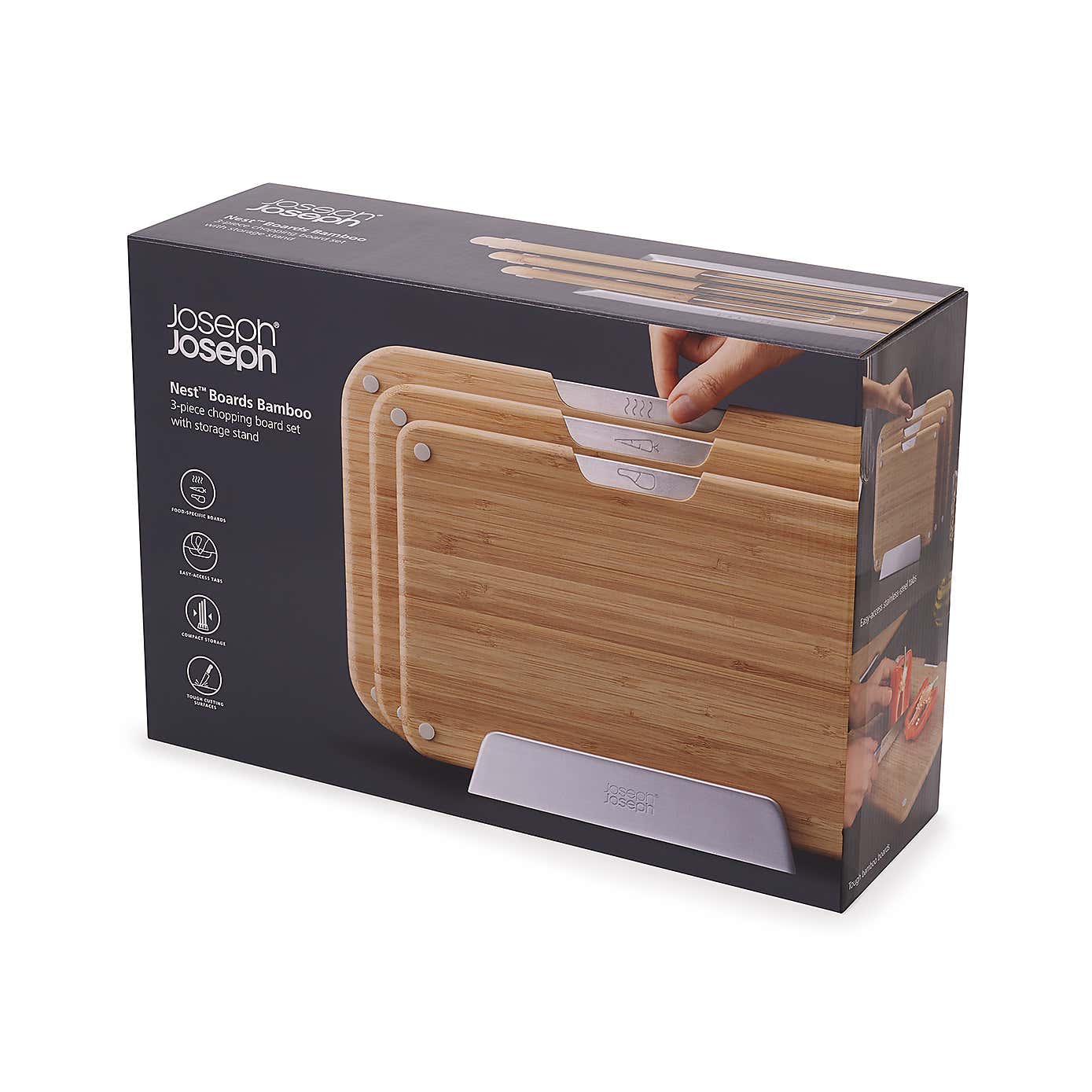 Joseph Joseph Nest Set of 3 Bamboo Chopping Boards
