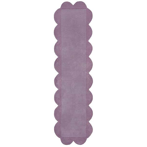 Milo Scallop Plain Wool Runner