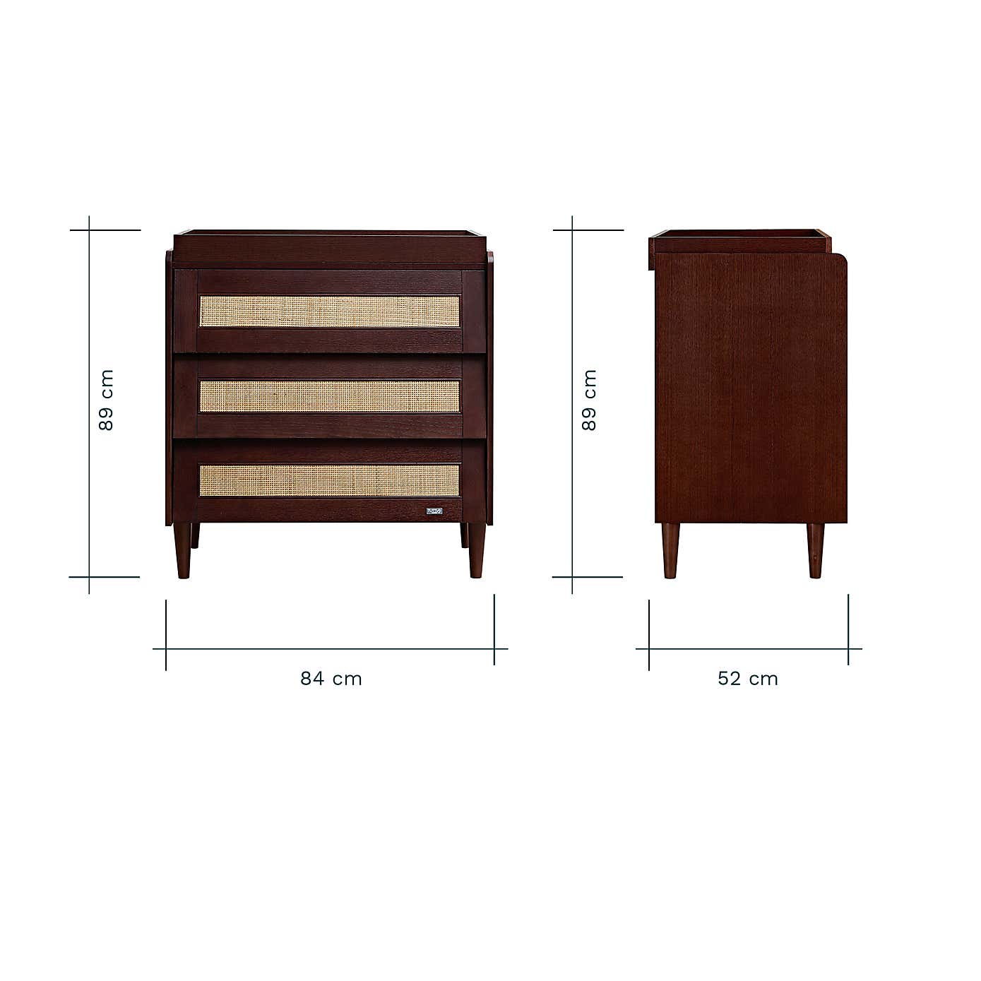 Tutti Bambini Japandi 3 Piece Nursery Furniture Set