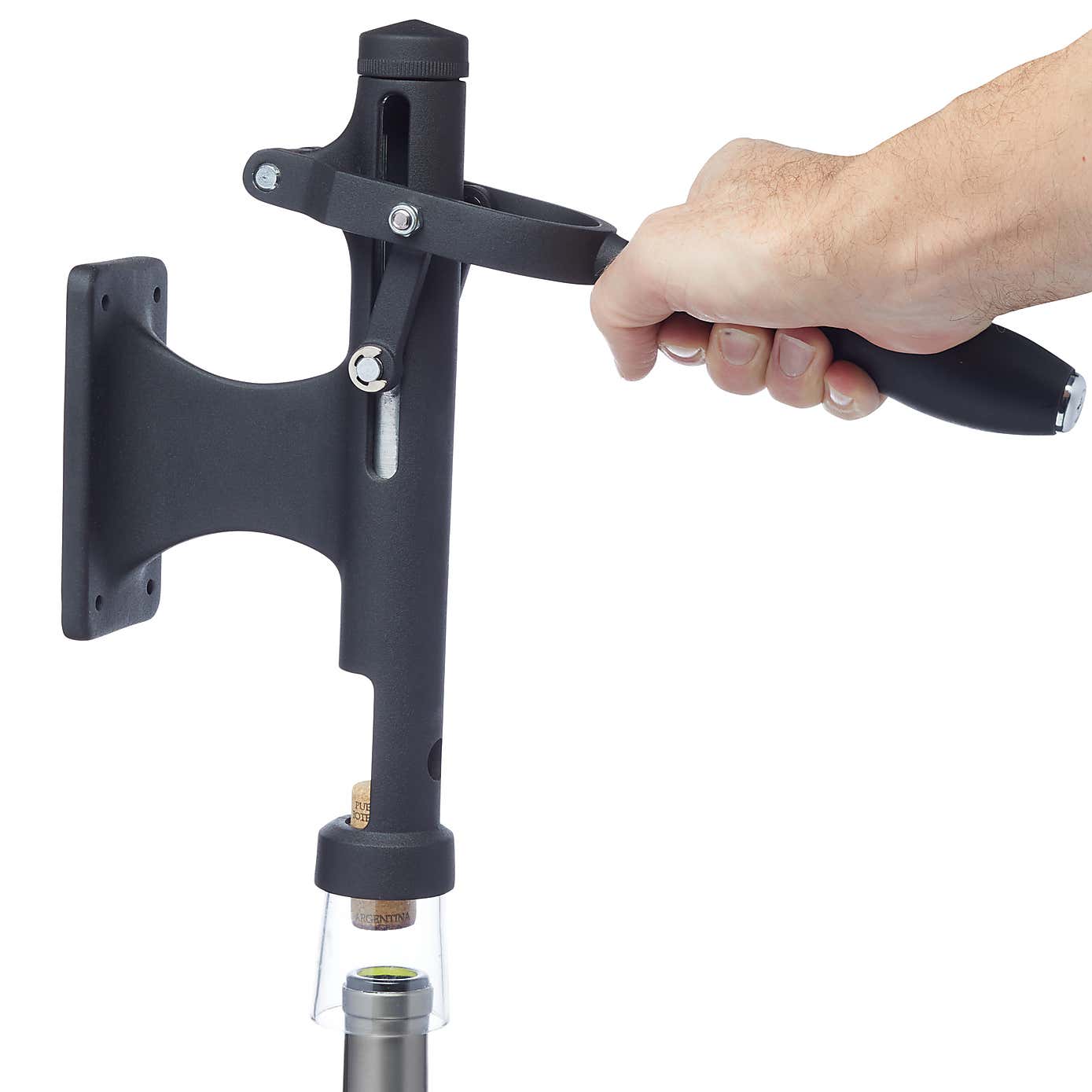 BarCraft Wall Mounted Corkscrew, Galvanised Steel