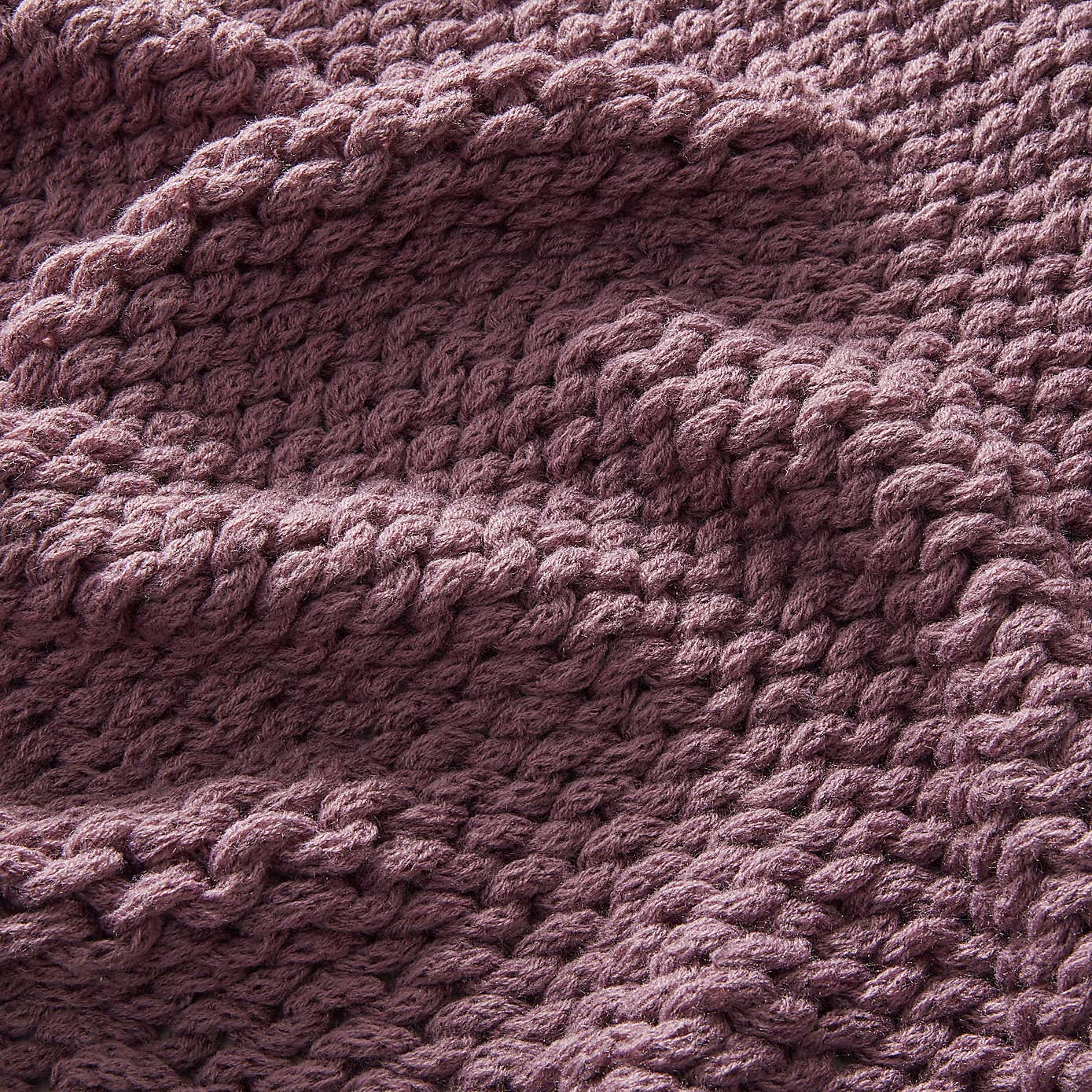 Chunky Knit Recycled Throw 130cm x 170cm