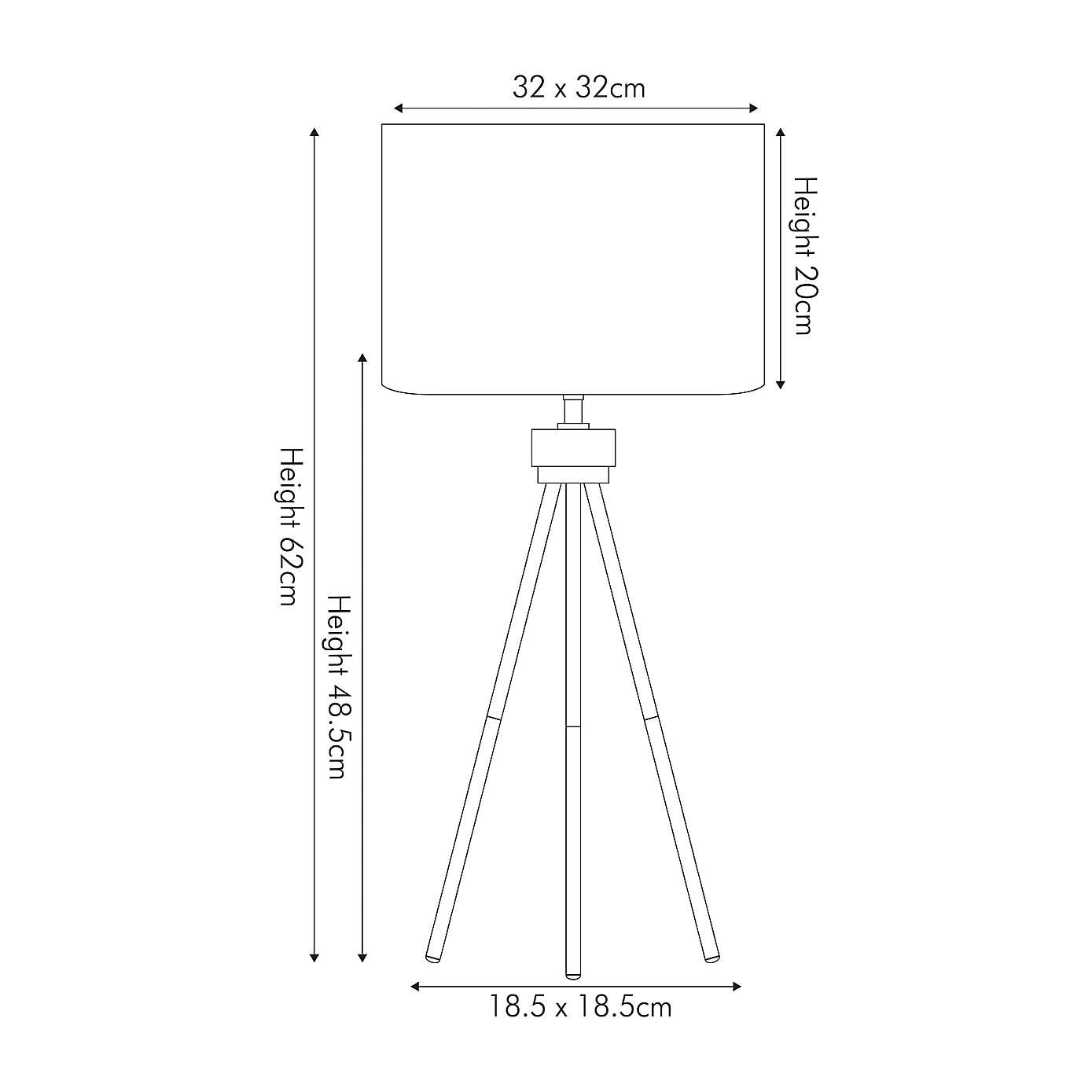 Houston Tripod Table Lamp