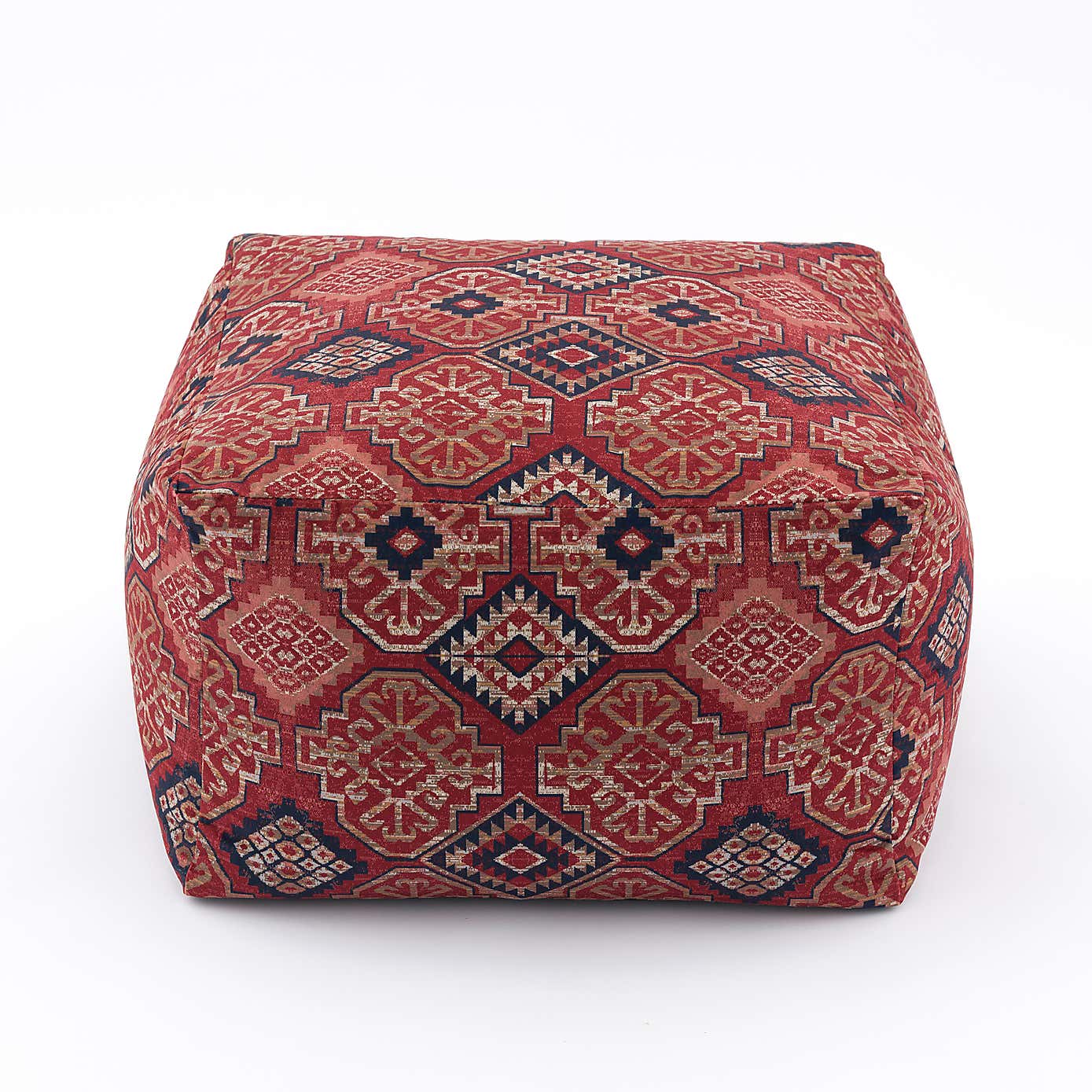 Esin Multicoloured Cube Pouffe