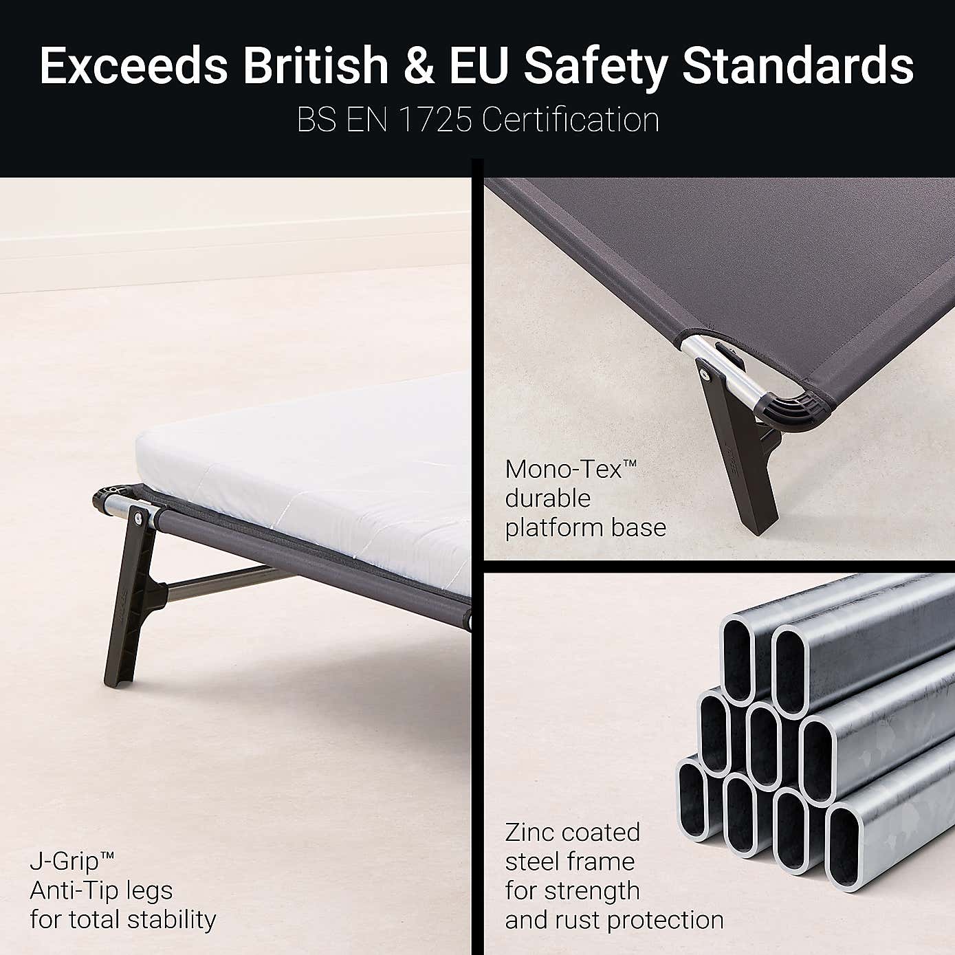Jay-Be Hideaway Folding Bed with e-Fibre Mattress