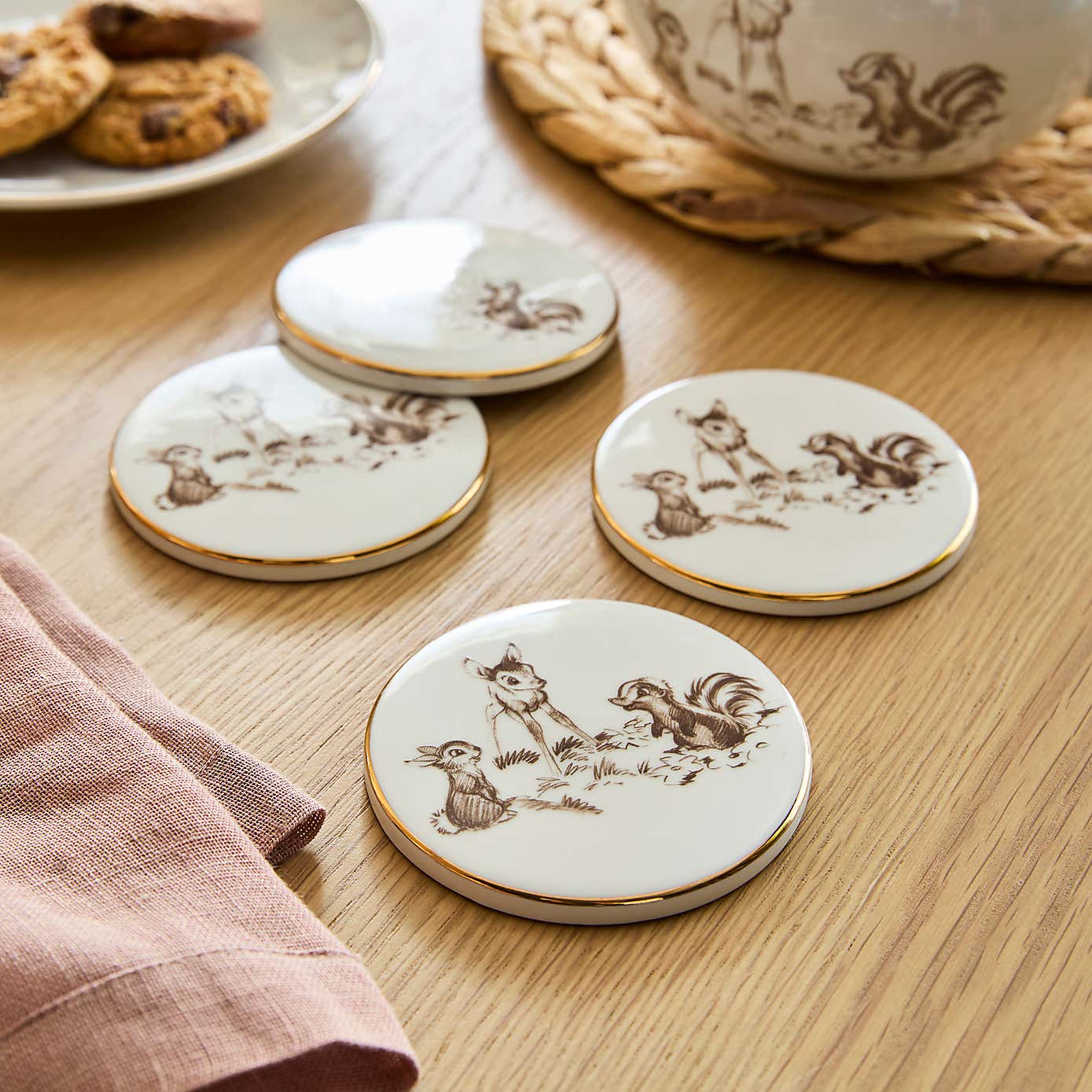 Disney Bambi Coasters 4PK