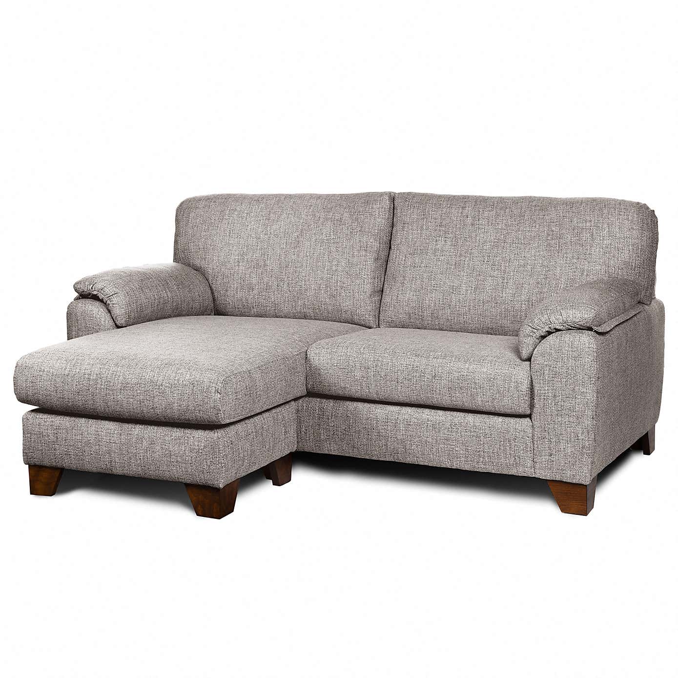 Meyer Tonal Weave Compact Corner Sofa