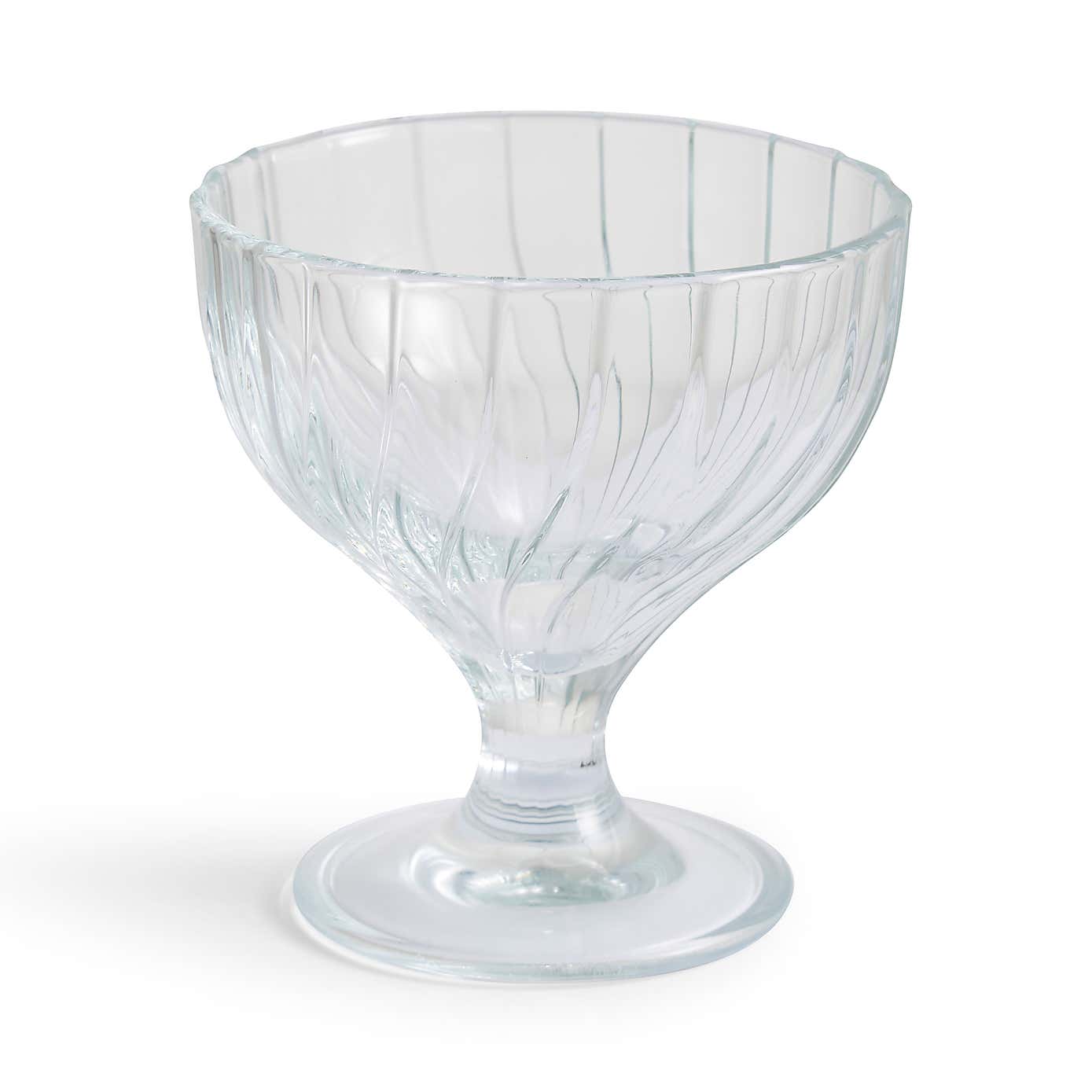 Bouquet Glass Sundae Dish