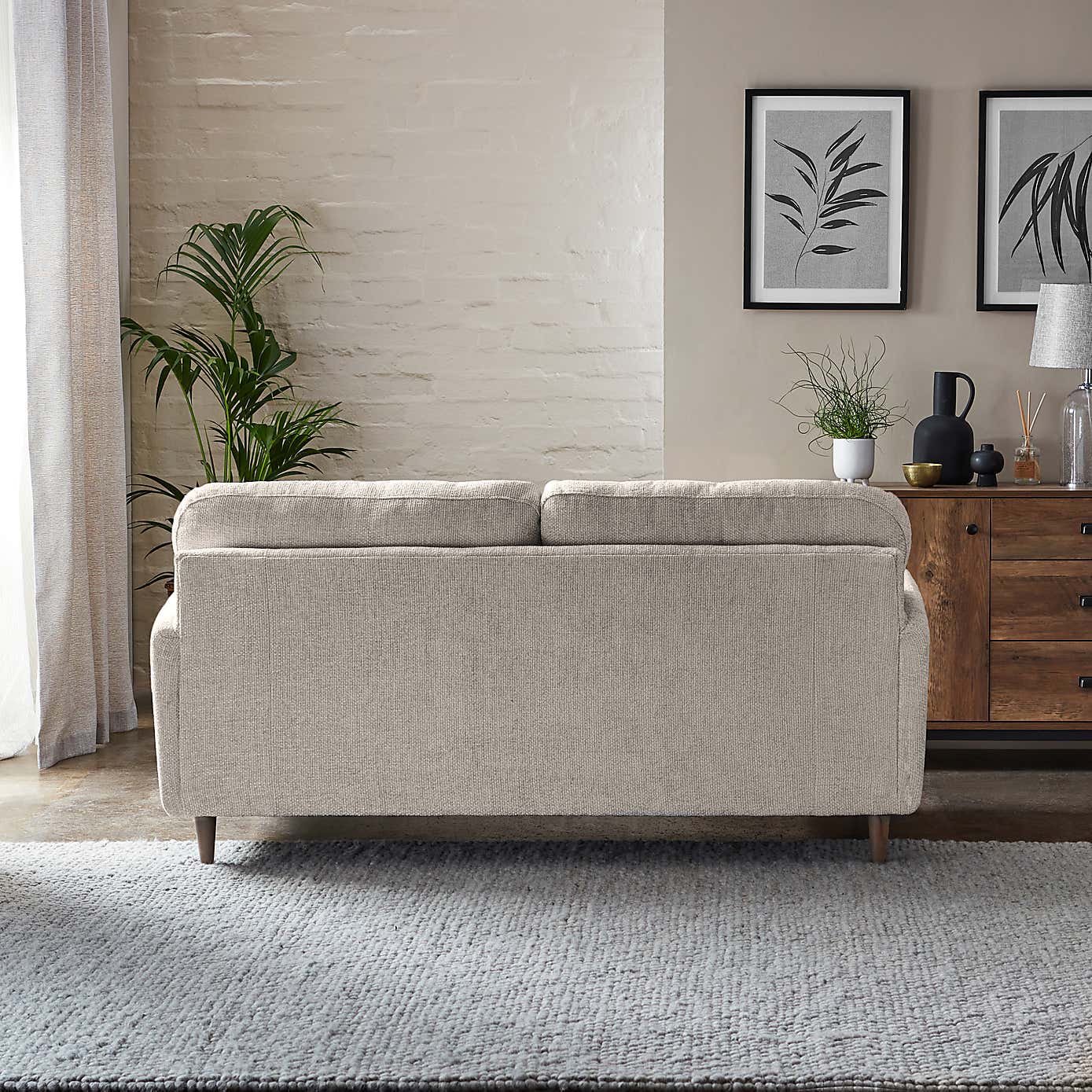 Sven Chunky Chenille Corner Chaise Sofa