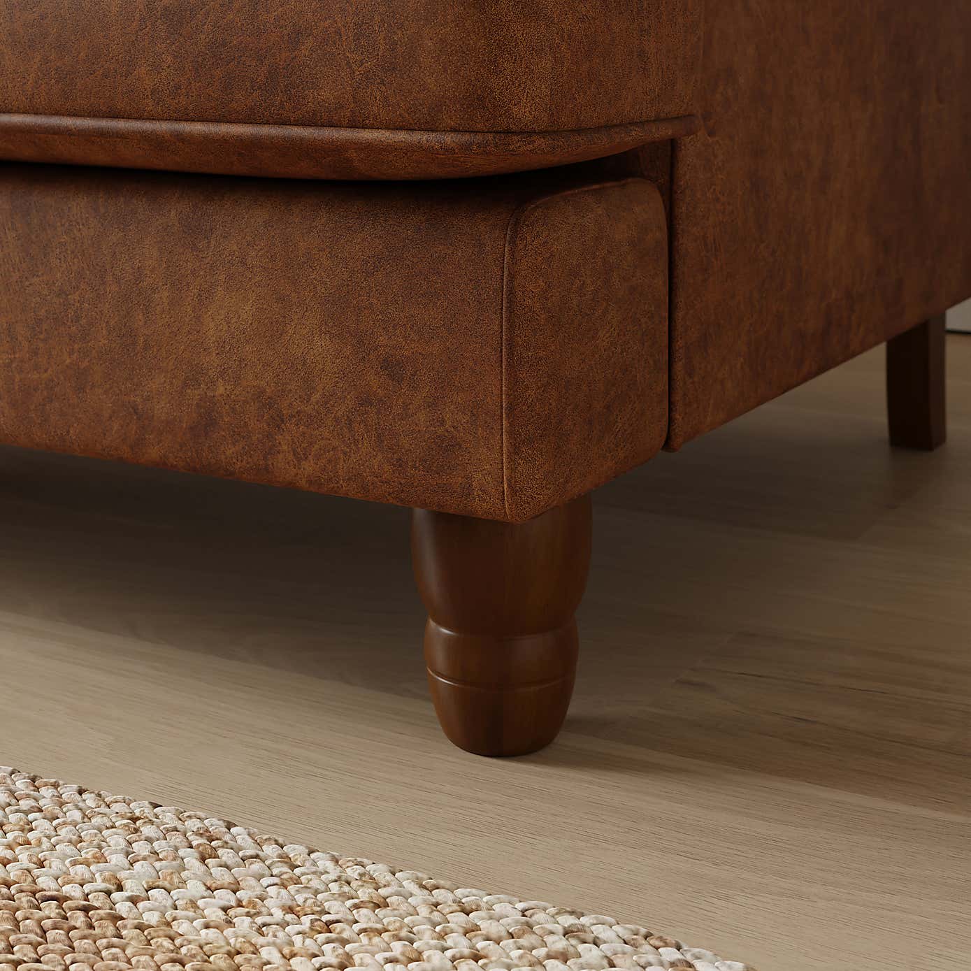 Relaxed Faux Leather Fabric Sample