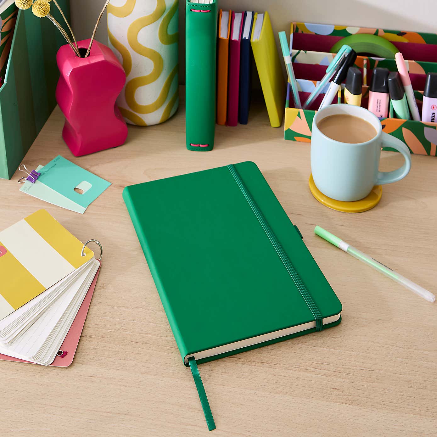 Elements Emerald Green PU B5 Notebook