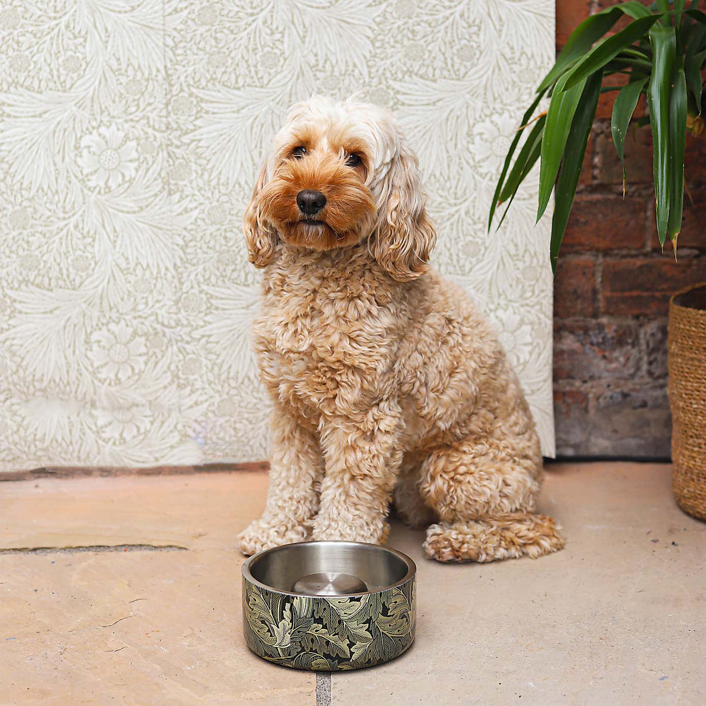 William Morris Acanthus Slow Feeder Pet Bowl