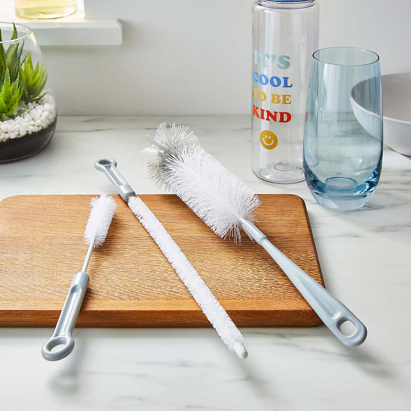 Dunelm Bottle Glass Brush Pack